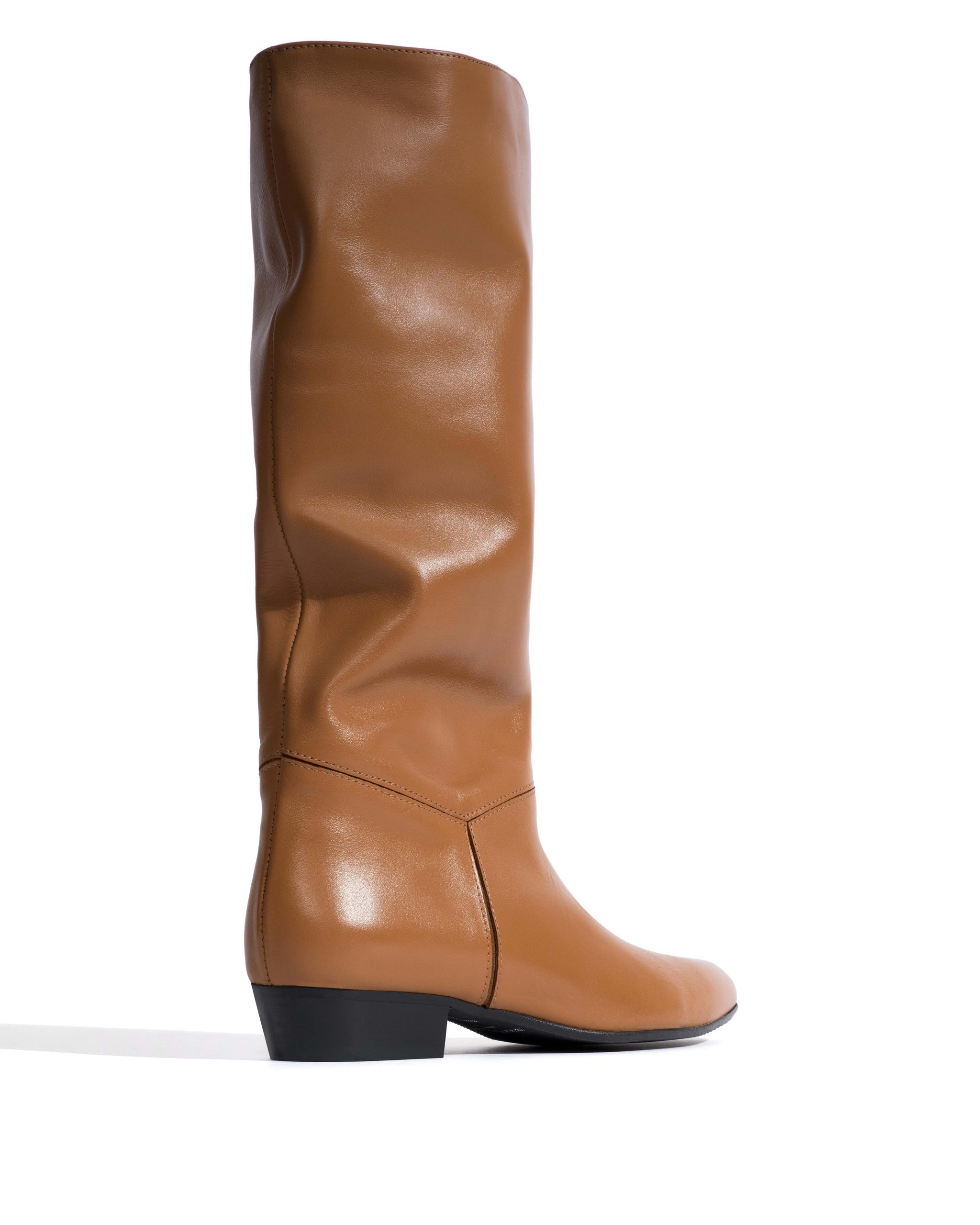 Jasmina 20 Soft calf & suede leather Camel & cinnamon