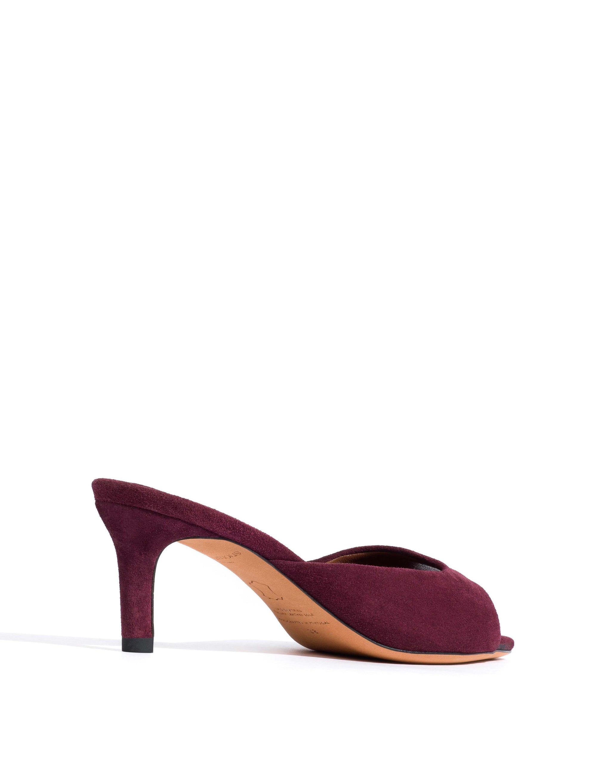 Mazy 55 Calf suede Fig purple - Anonymous Copenhagen Heels