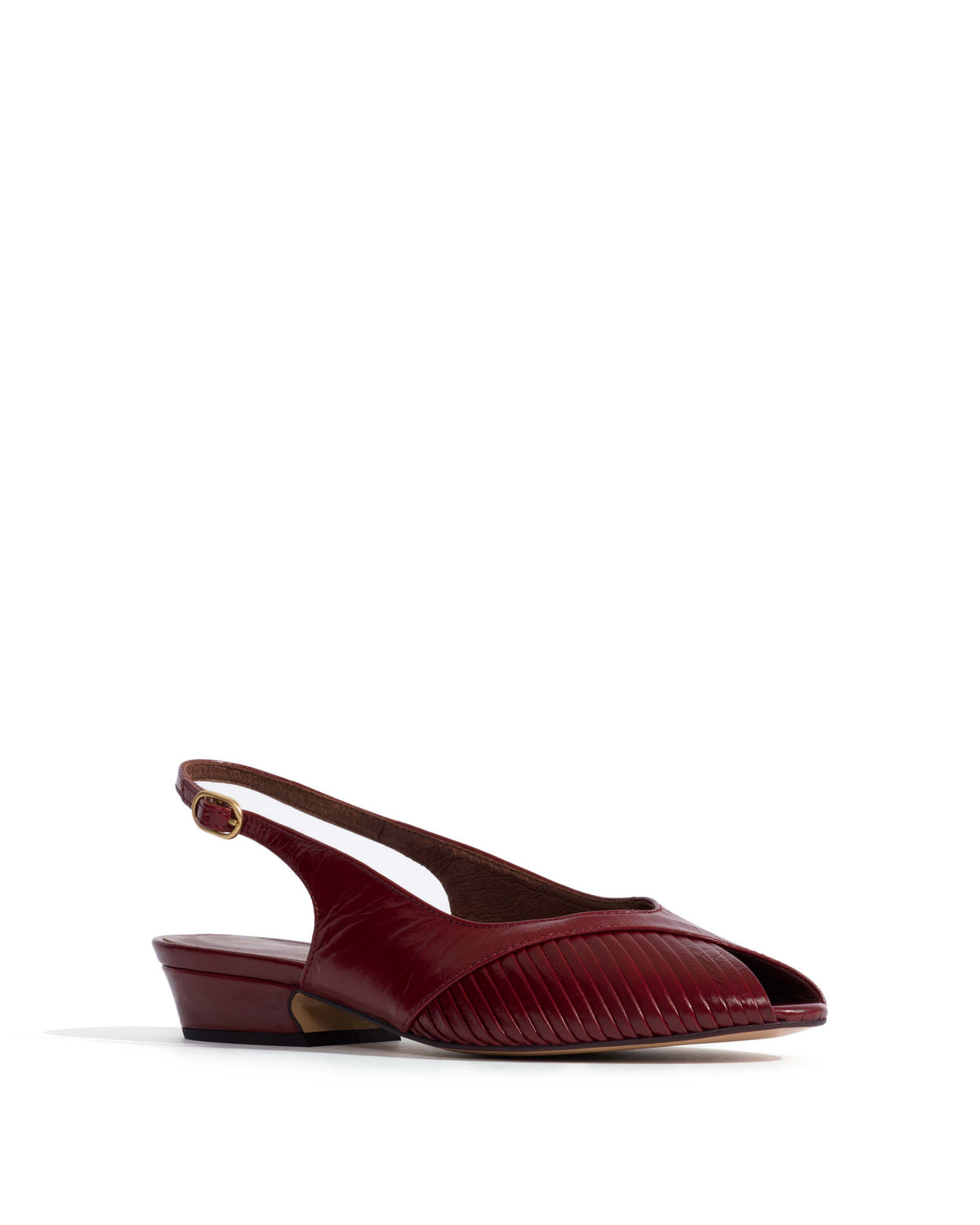 Cassandra 25 Crinkled polished goat Pomegranate