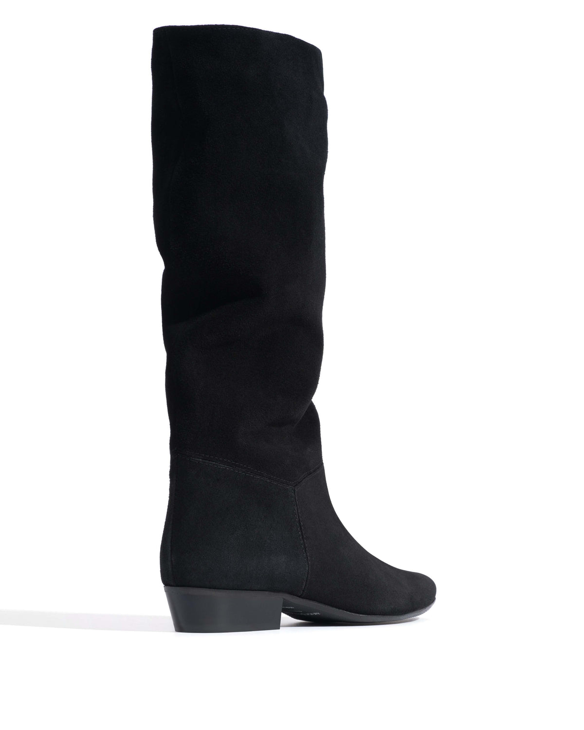 Jasmina 20 Calf suede & sleek leather Black