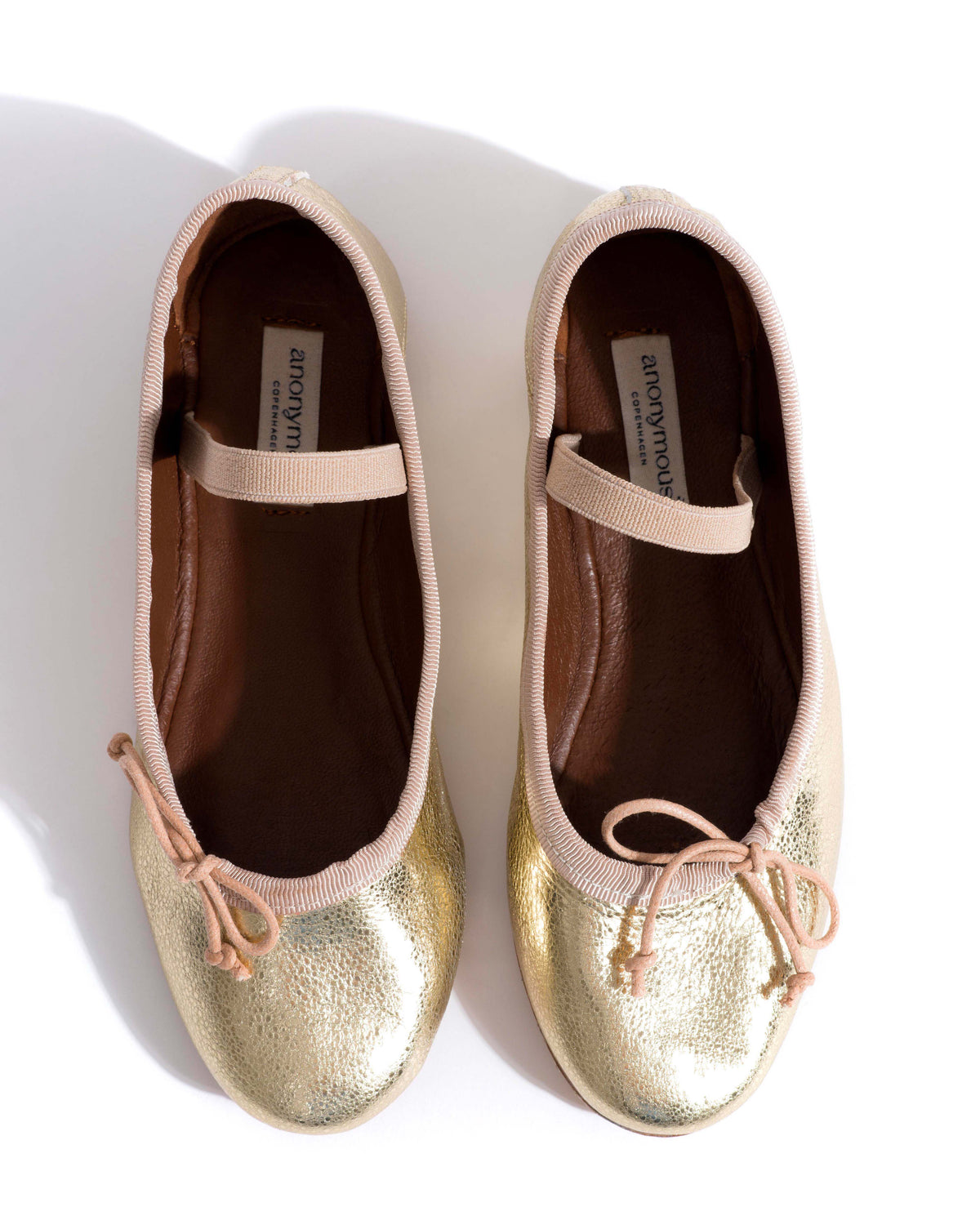 Rhina junior Grained metallic lamb Champagne