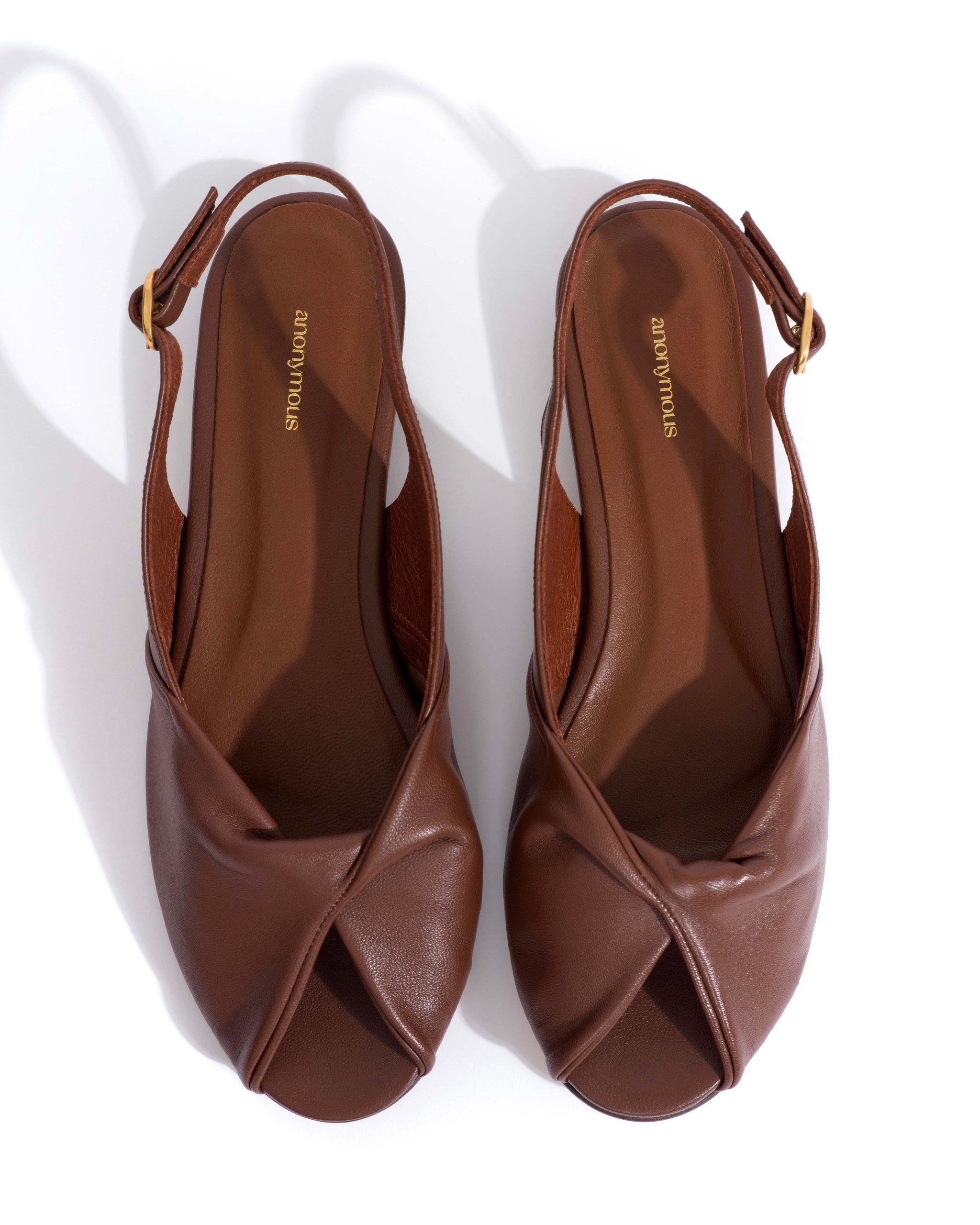 Magda 20 Silky lamb Chocolate - Anonymous Copenhagen Flat sandals