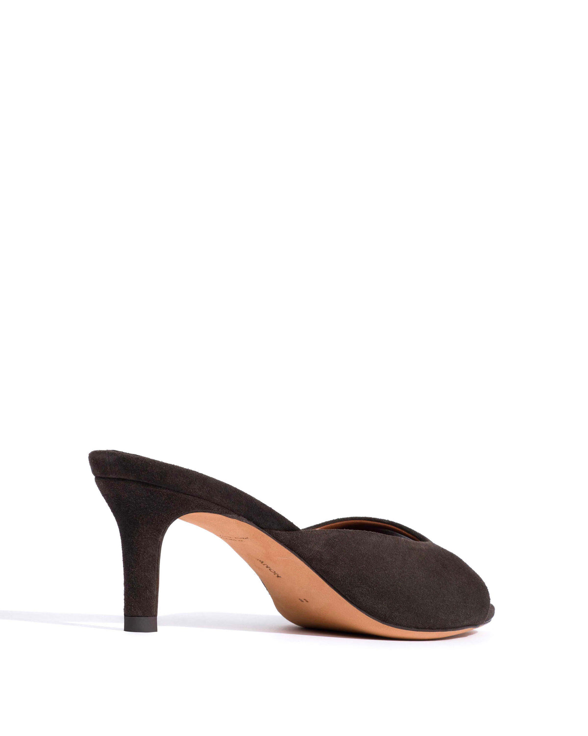 Mazy 55 Calf suede Espresso brown