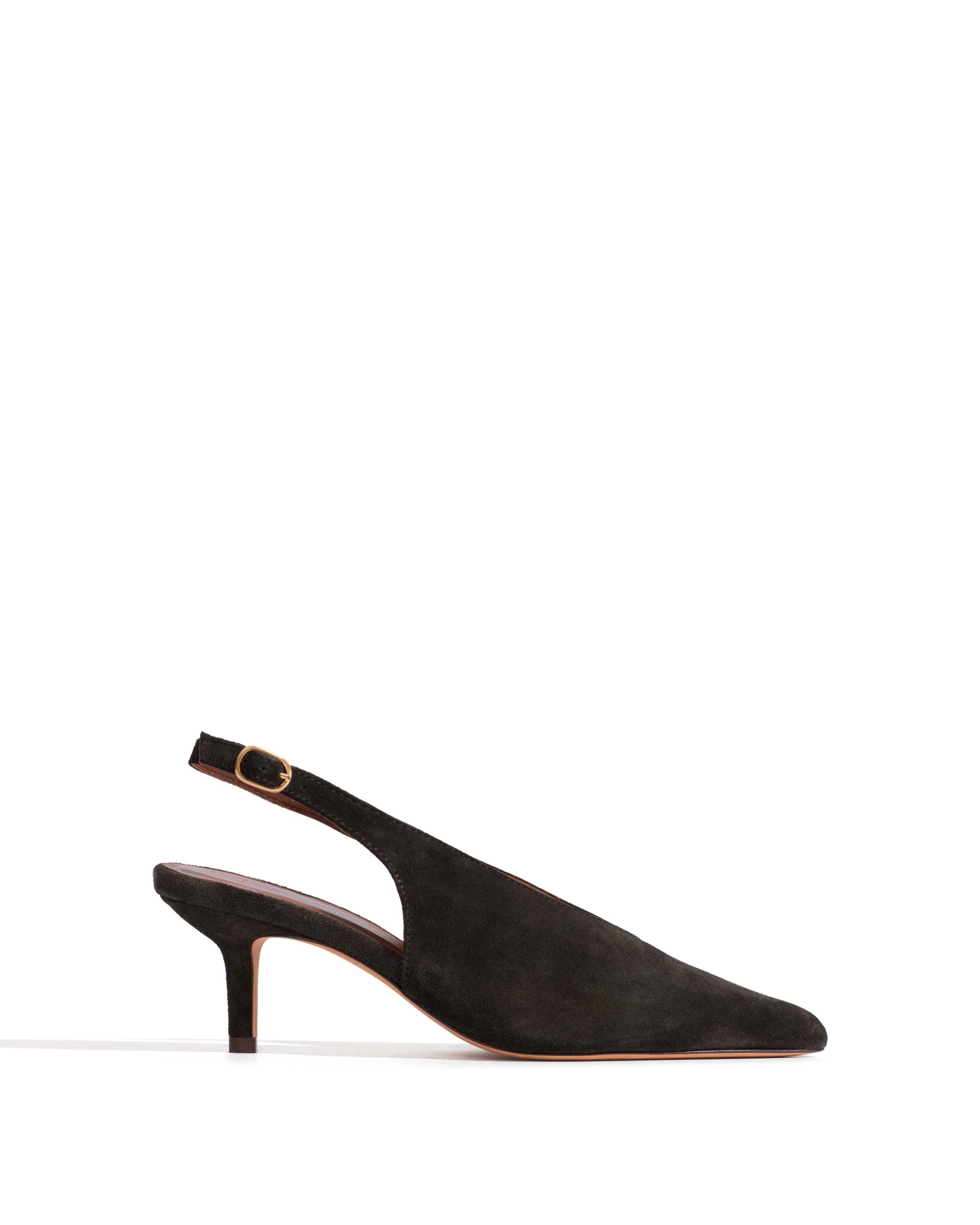 Jilliah 55 Calf suede Espresso brown