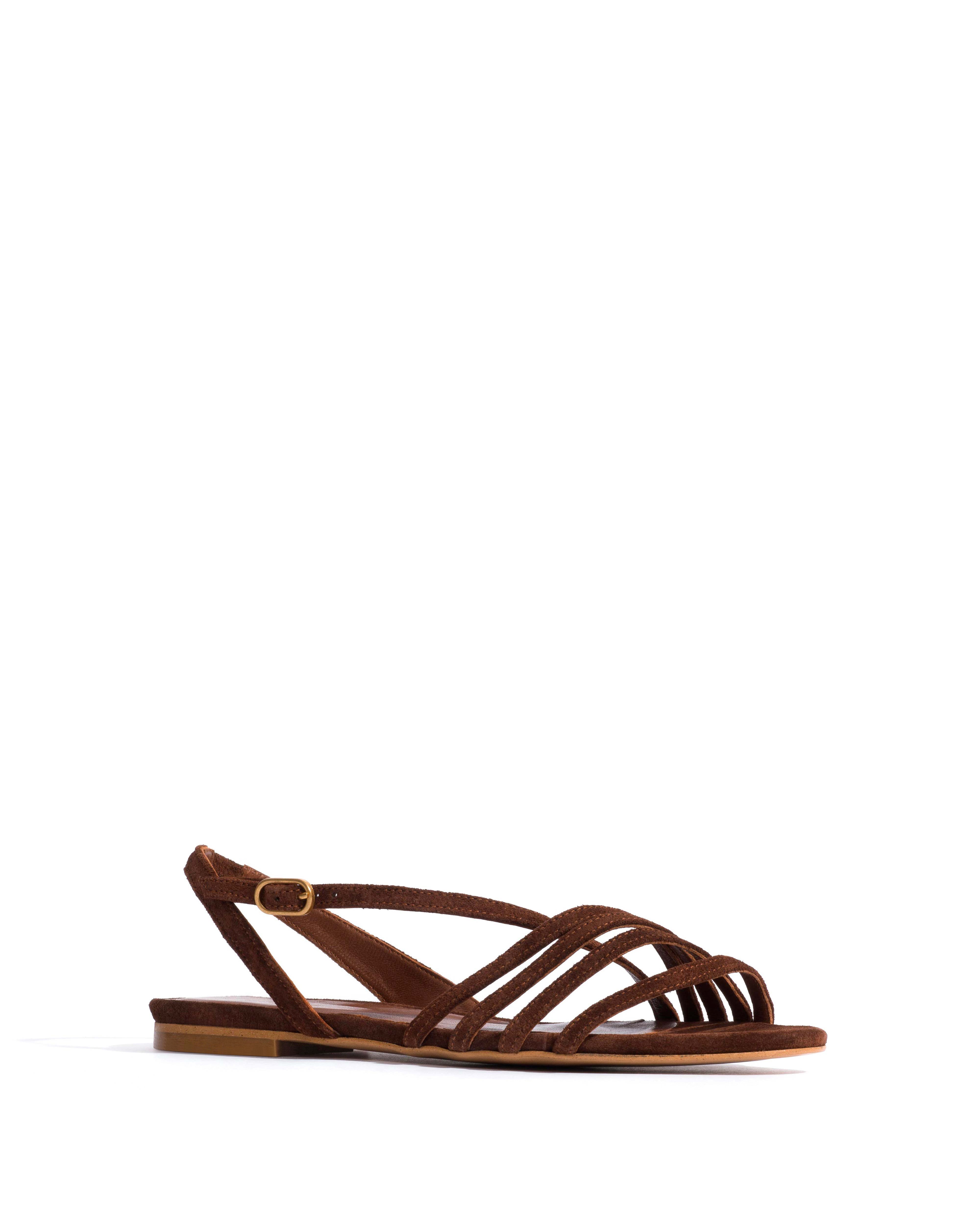 Naia 10 Calf suede Chocolate