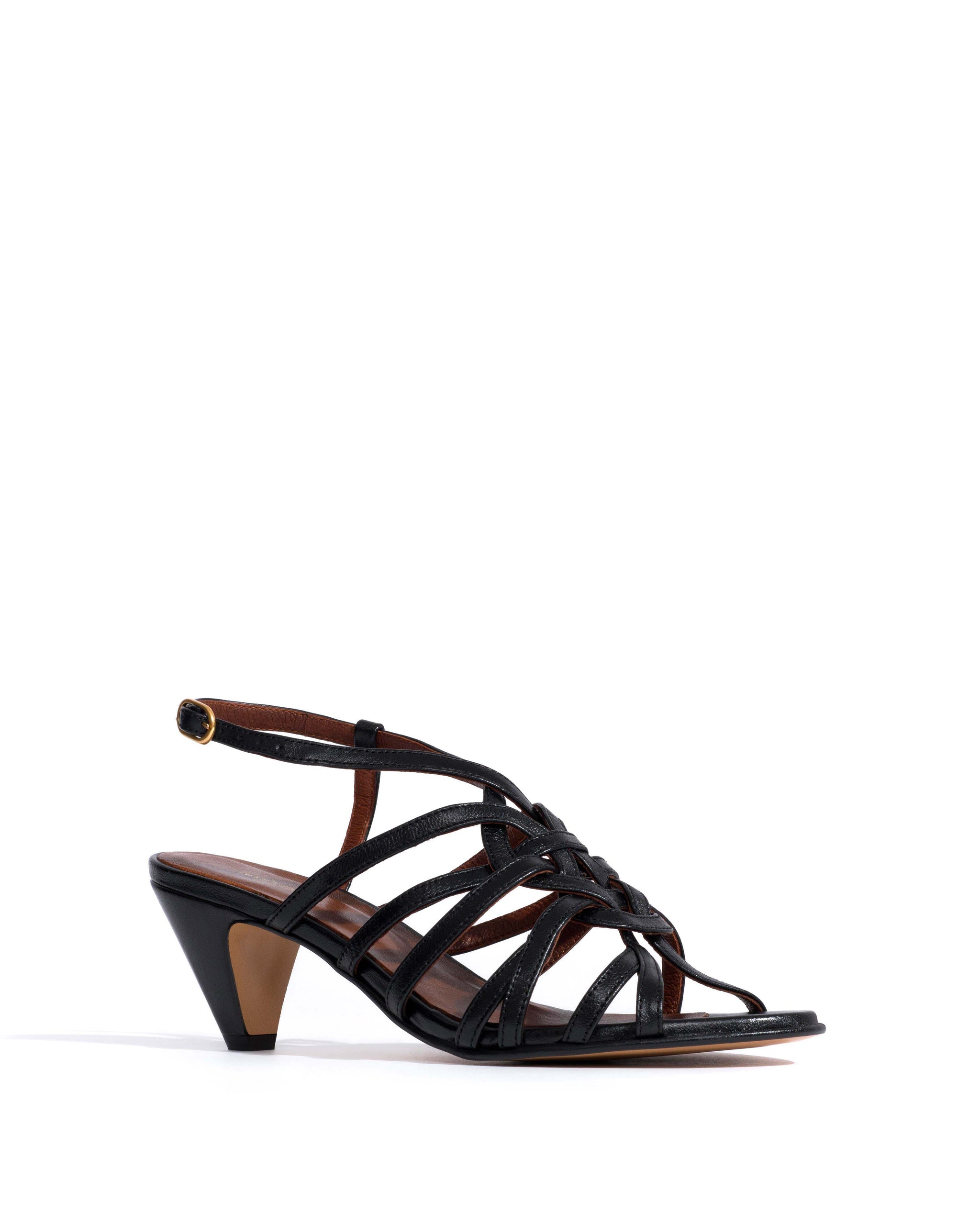 Vickey 50 stiletto Shiny lamb Black - Anonymous Copenhagen Heels