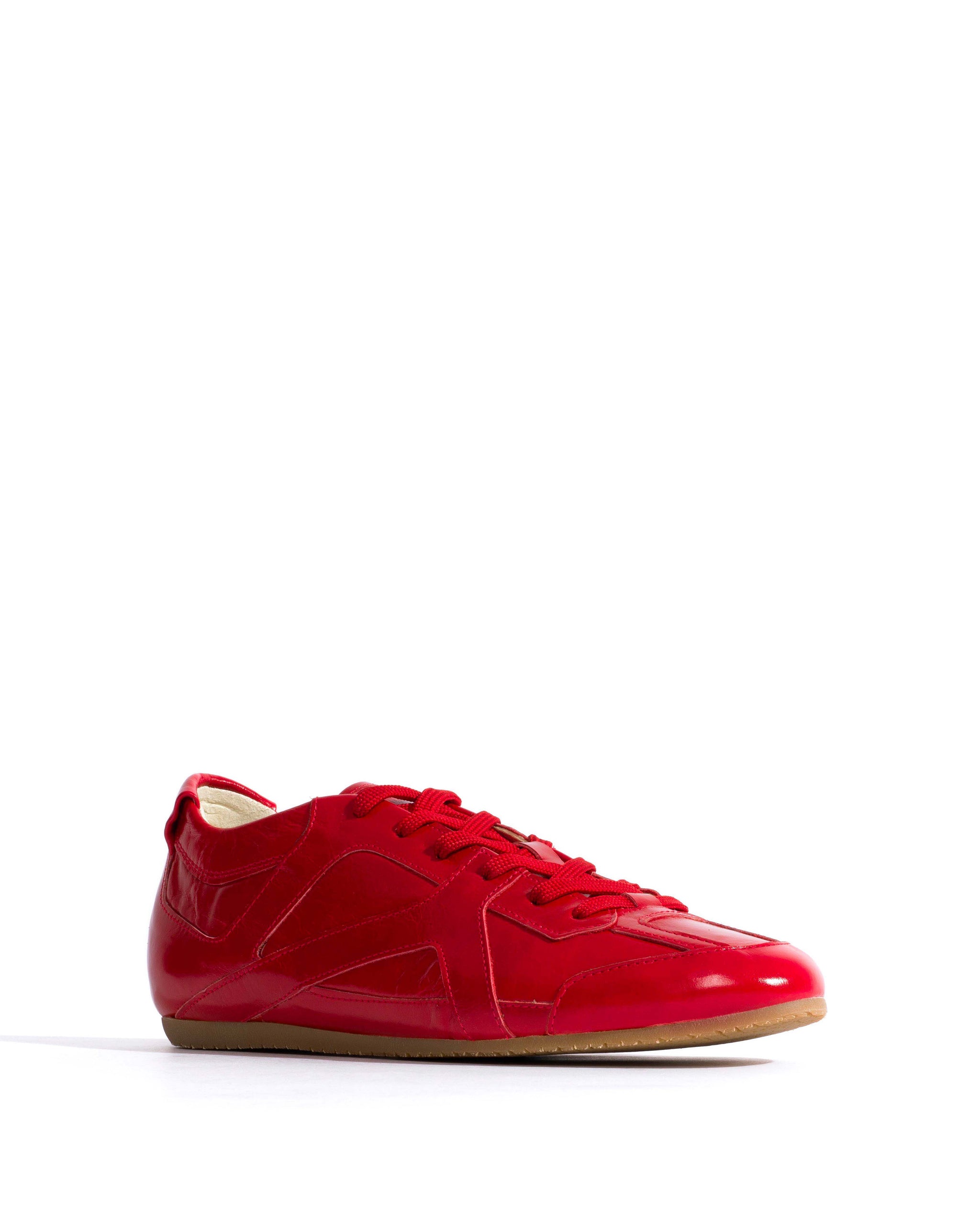 Sneakerina Crinkled polished goat Scarlet - Anonymous Copenhagen Sneakers