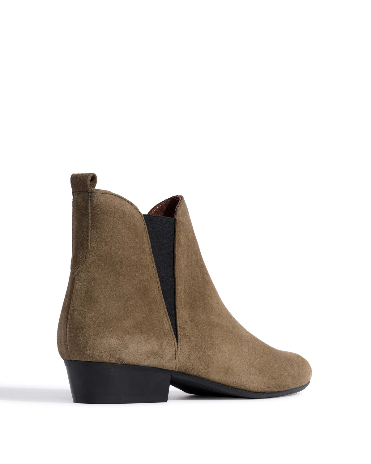 Rita Calf suede Dried olive