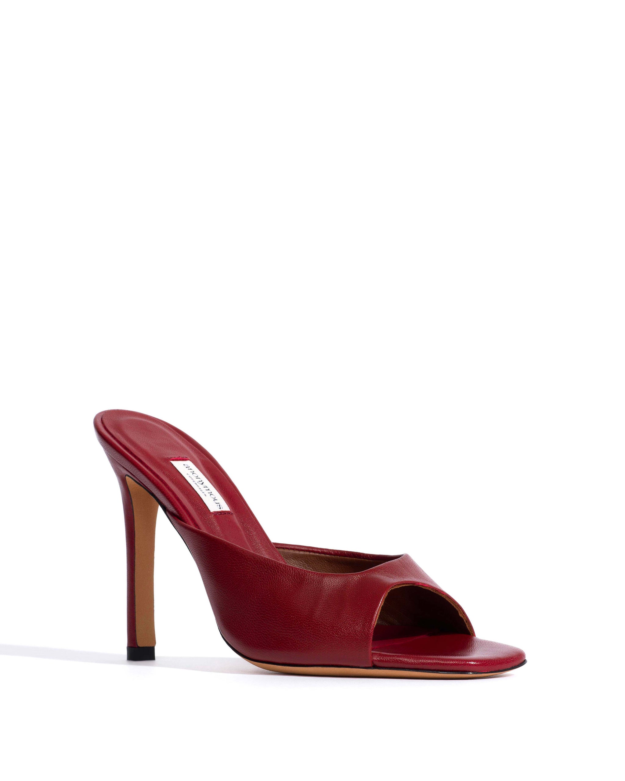 Mazy 100 Shiny lamb Pomegranate - Anonymous Copenhagen Heels