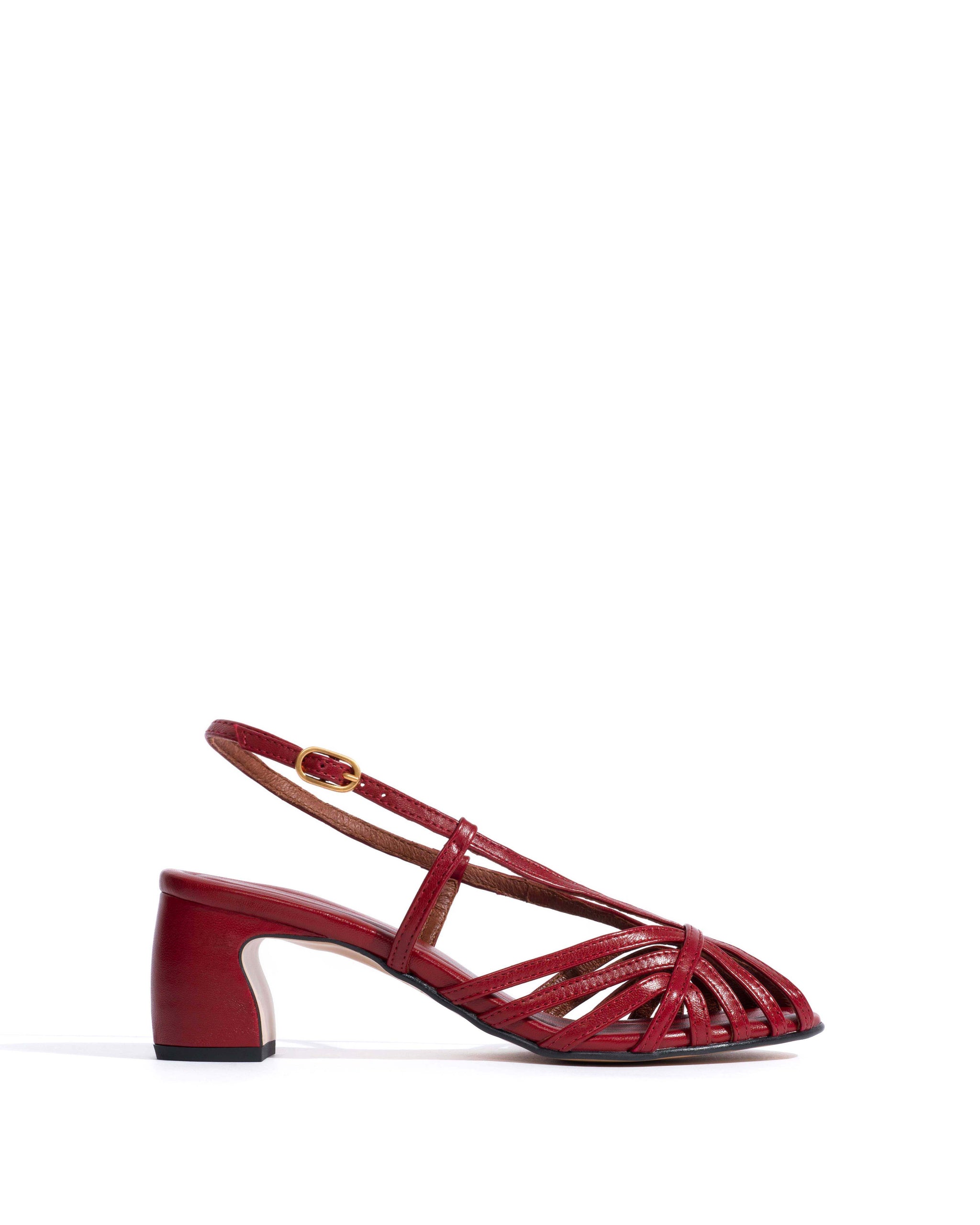 Briddie 50 Shiny lamb Pomegranate - Anonymous Copenhagen Shoes