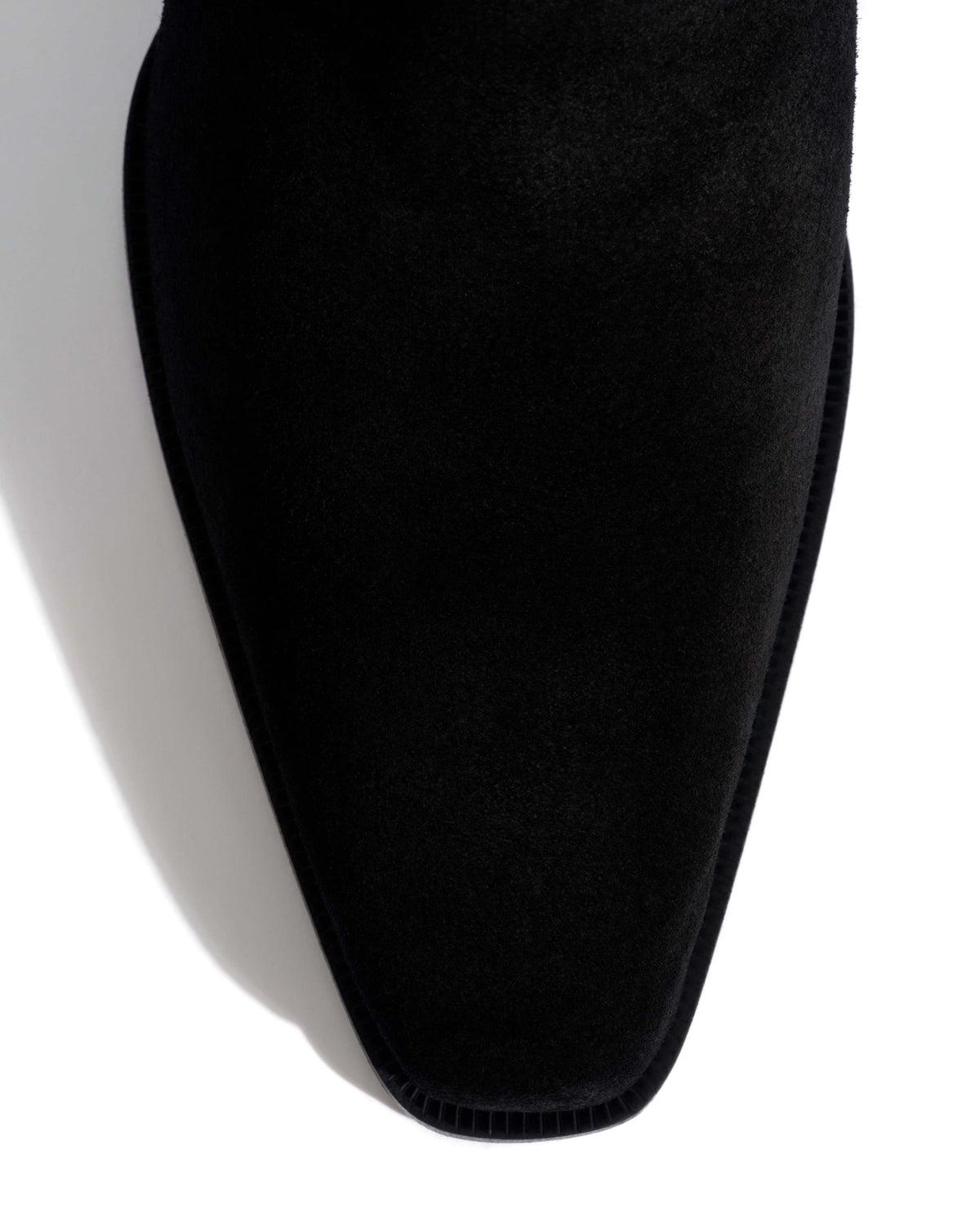 Edith 50 Calf suede Black