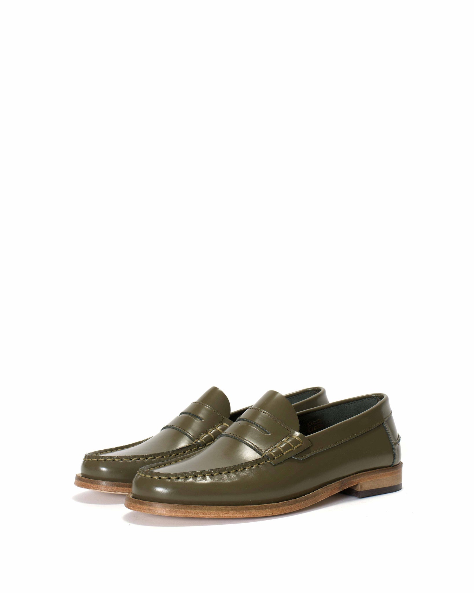 Dico Loafer penny Polido Olive green - Anonymous Copenhagen