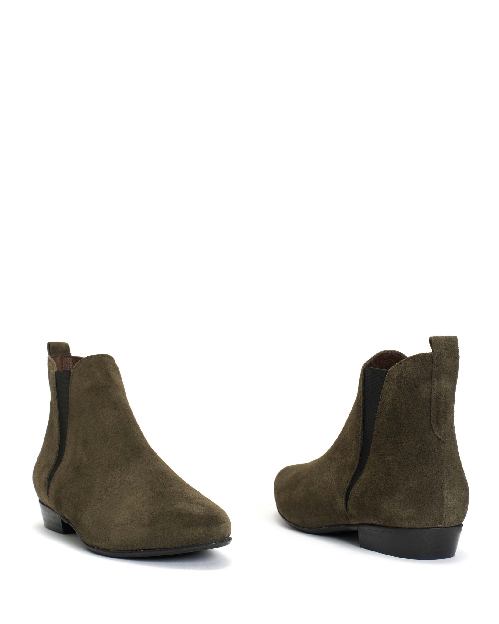 Rita Calf suede Moss green - Anonymous Copenhagen