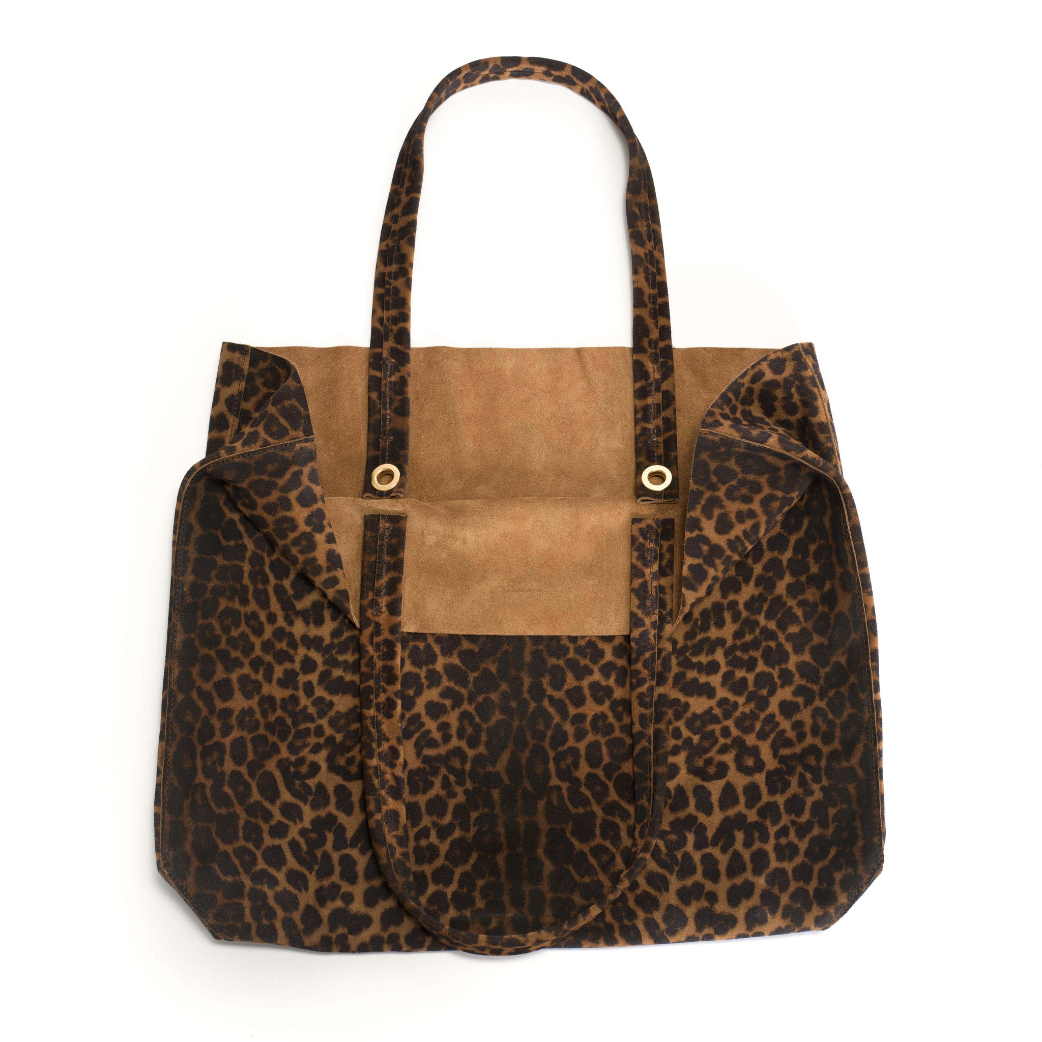 Ruba shopper Calf suede print Leopard - Anonymous Copenhagen