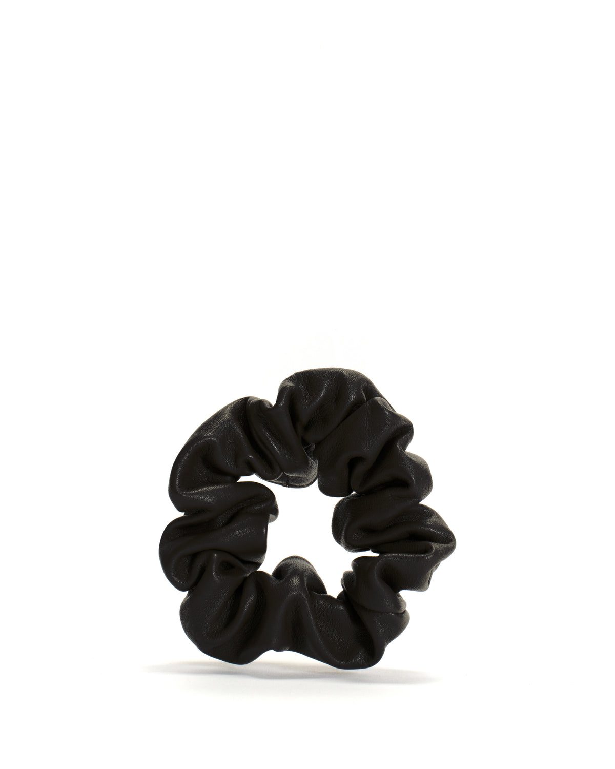 Sandie grand hair elastic Shiny lamb Black