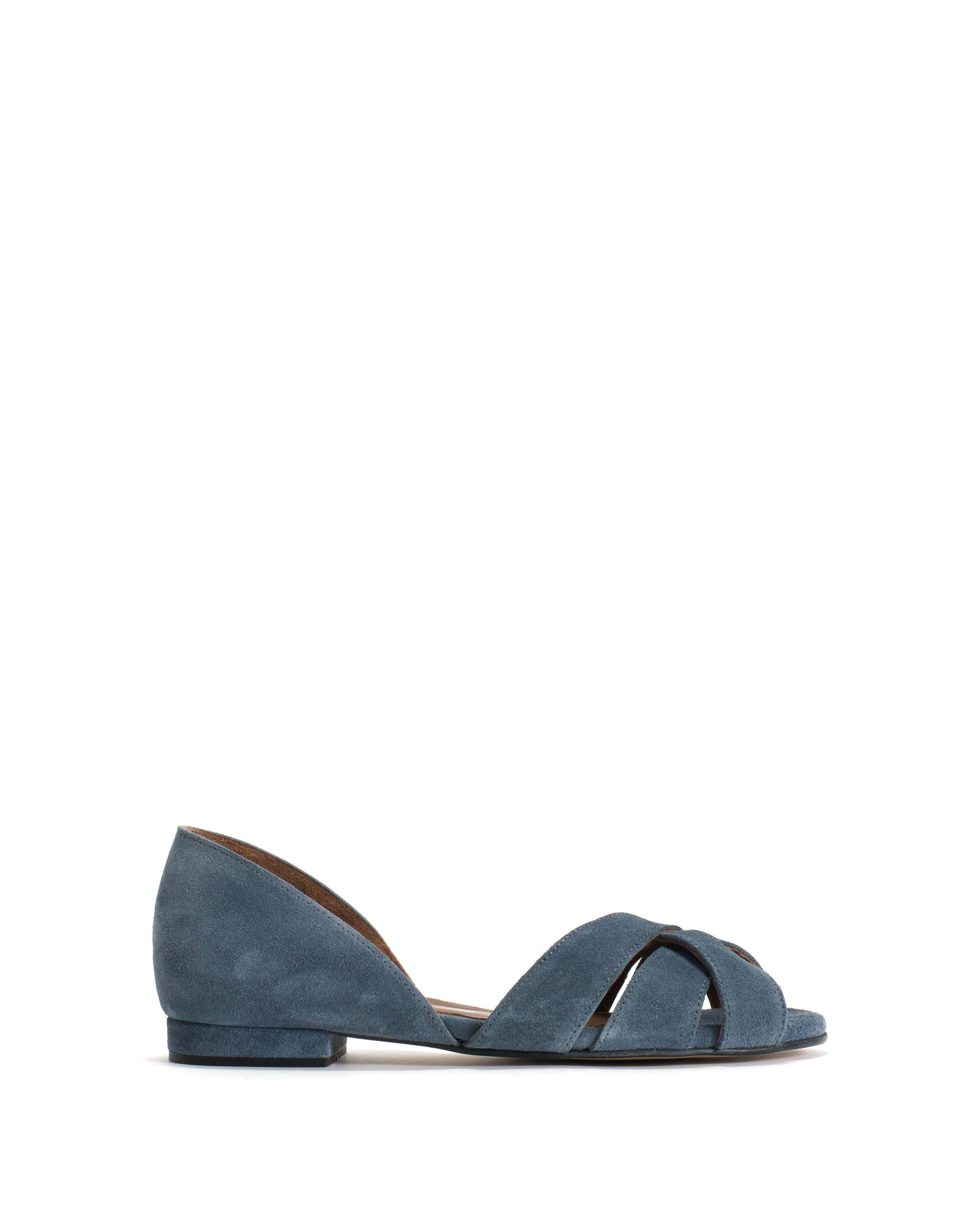 Sanni 20 Calf Suede Denim Blue - Anonymous Copenhagen