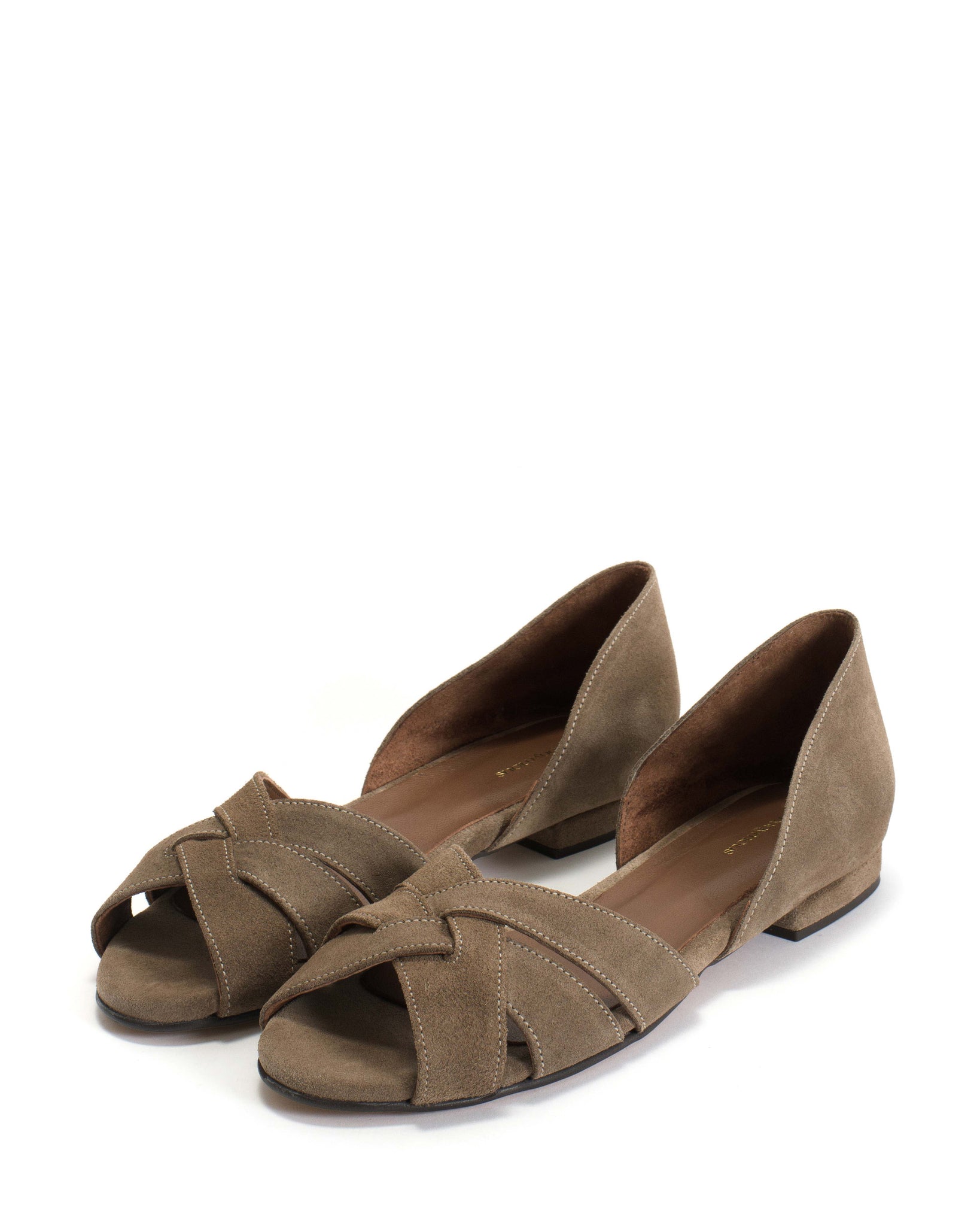 Sanni 20 Calf suede Mushroom - Anonymous Copenhagen