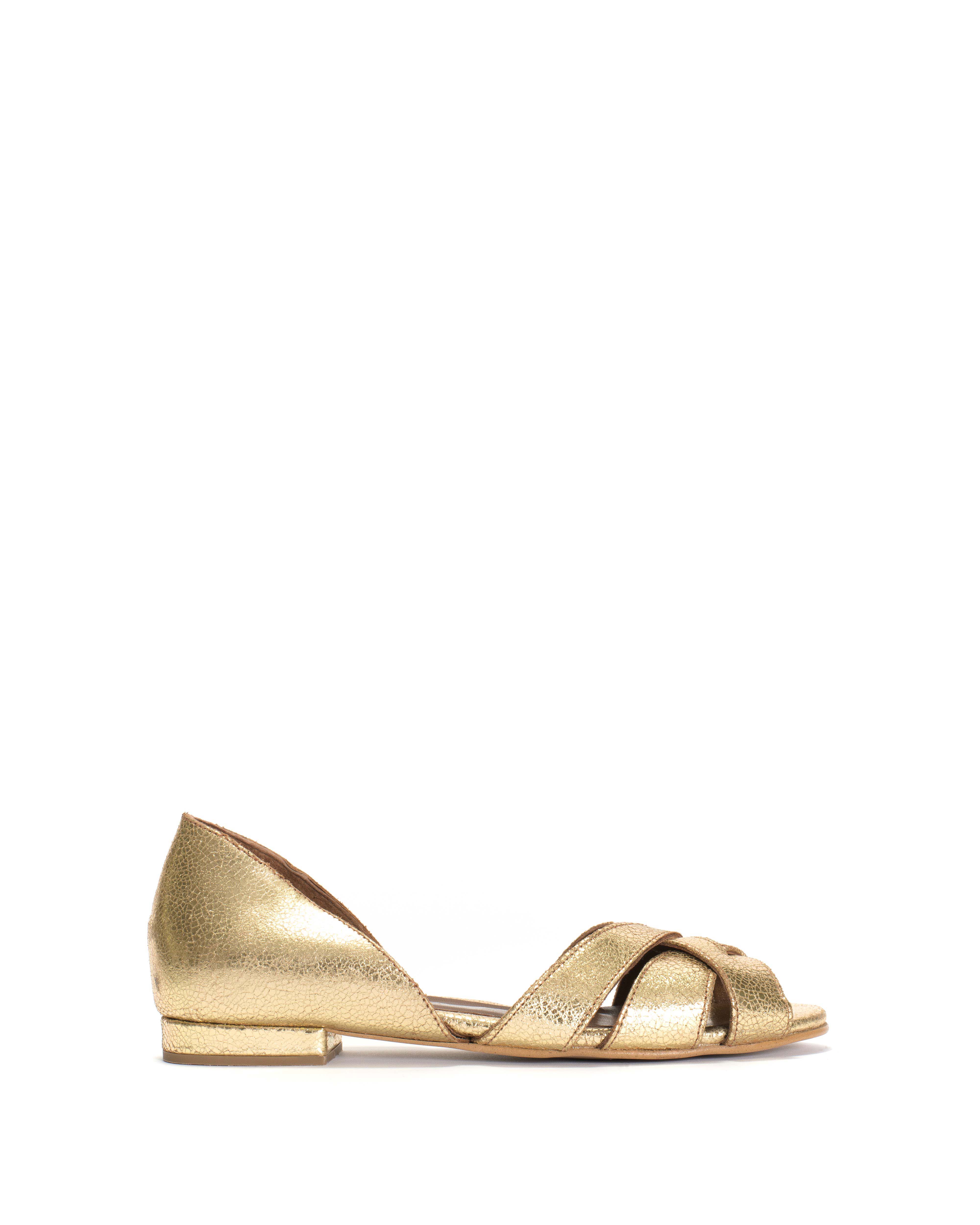 Sanni 20 Crackled metallic goat