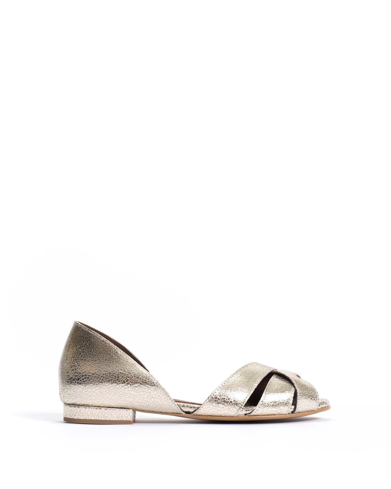 Sanni 20 Crackled metallic goat Champagne - Anonymous Copenhagen