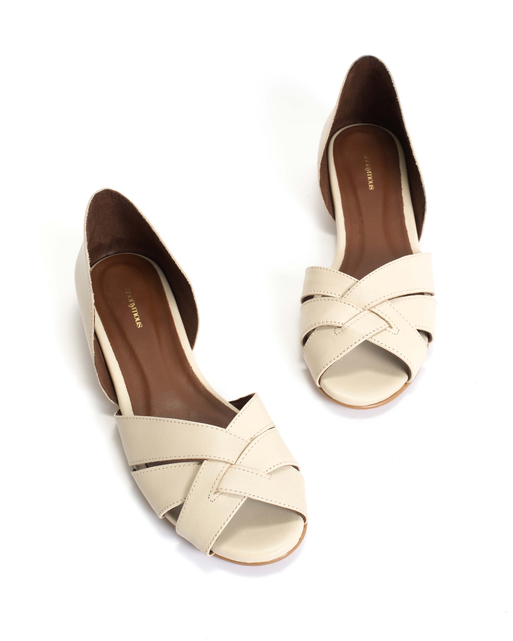 Sanni 20 Soft calf White sand - Anonymous Copenhagen