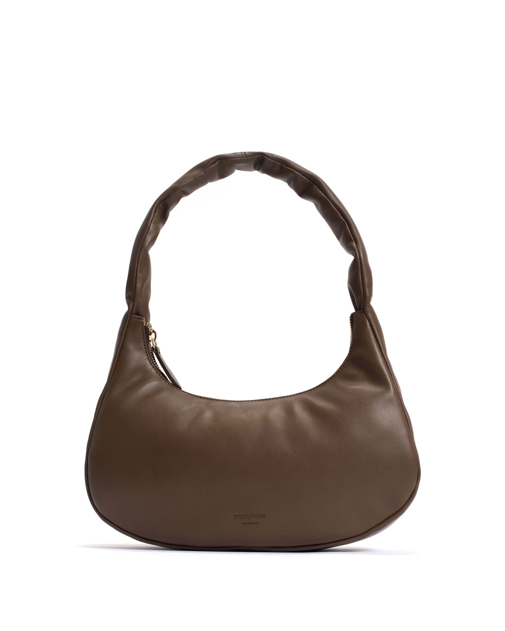 Shane grand pillow bag Soft calf Dark taupe - Anonymous Copenhagen