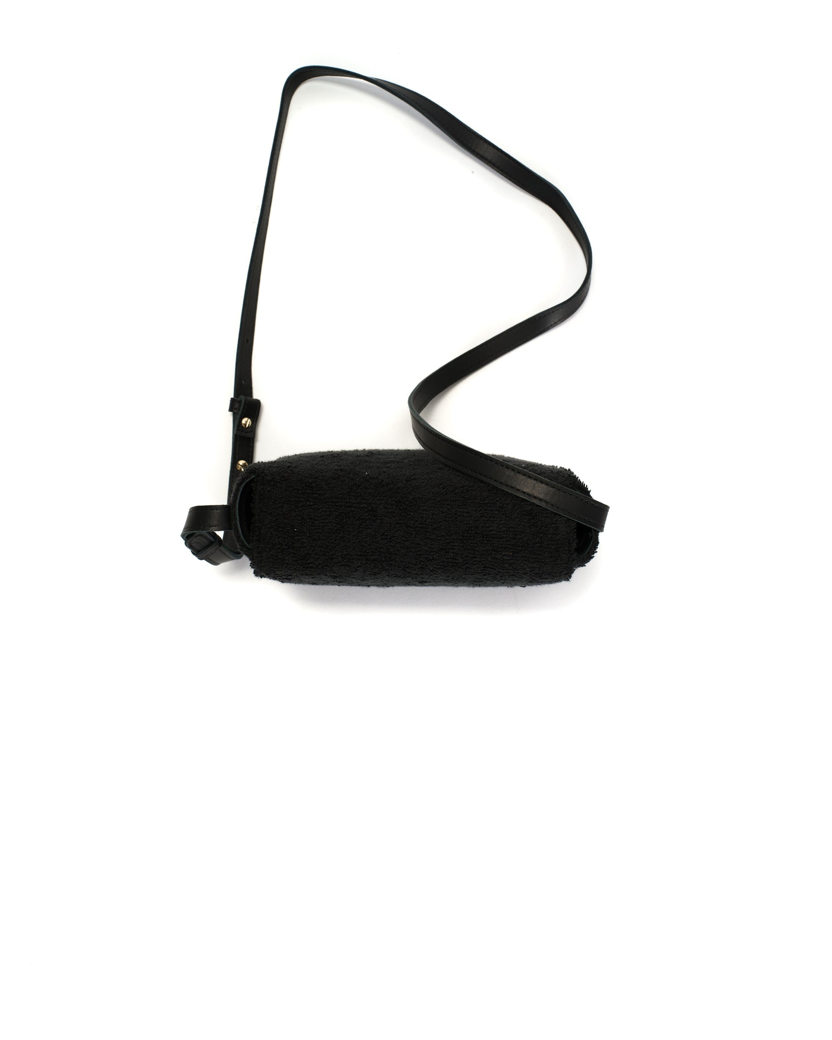 Sicha crossover bag Cotton towel Off black - Anonymous Copenhagen
