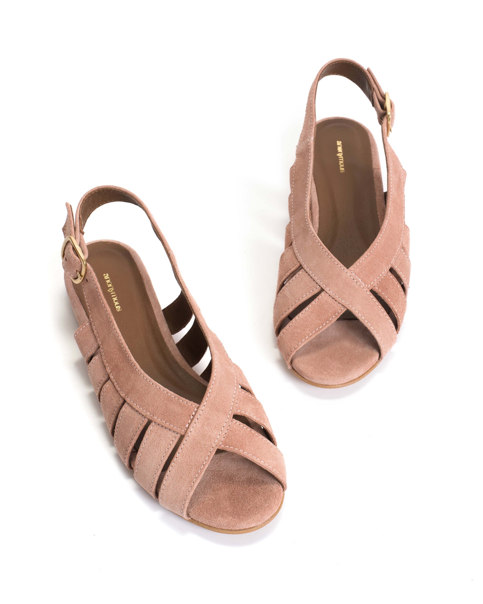Sophie 20 Calf suede Burned rose - Anonymous Copenhagen