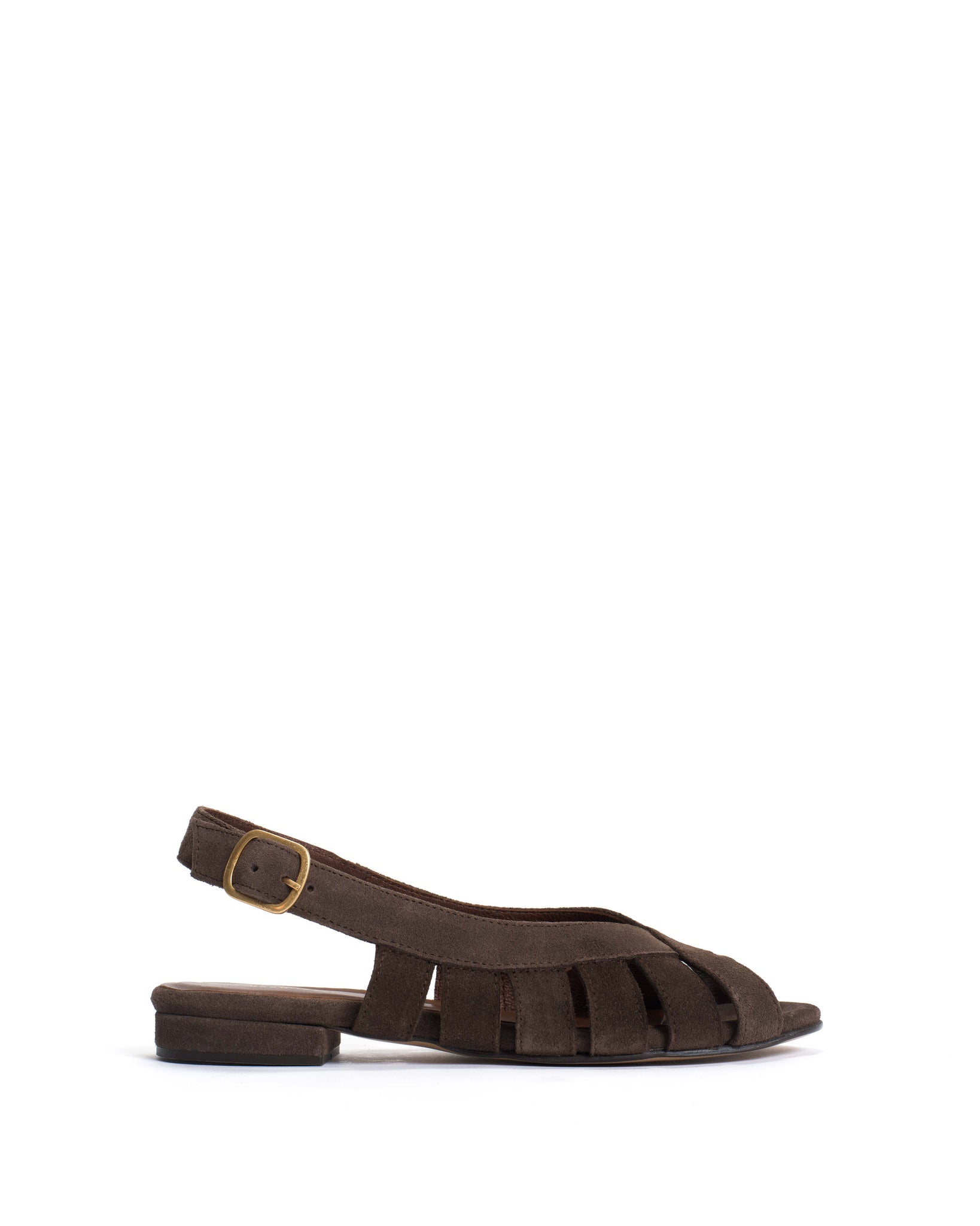 Sophie 20 Calf suede Coffee brown