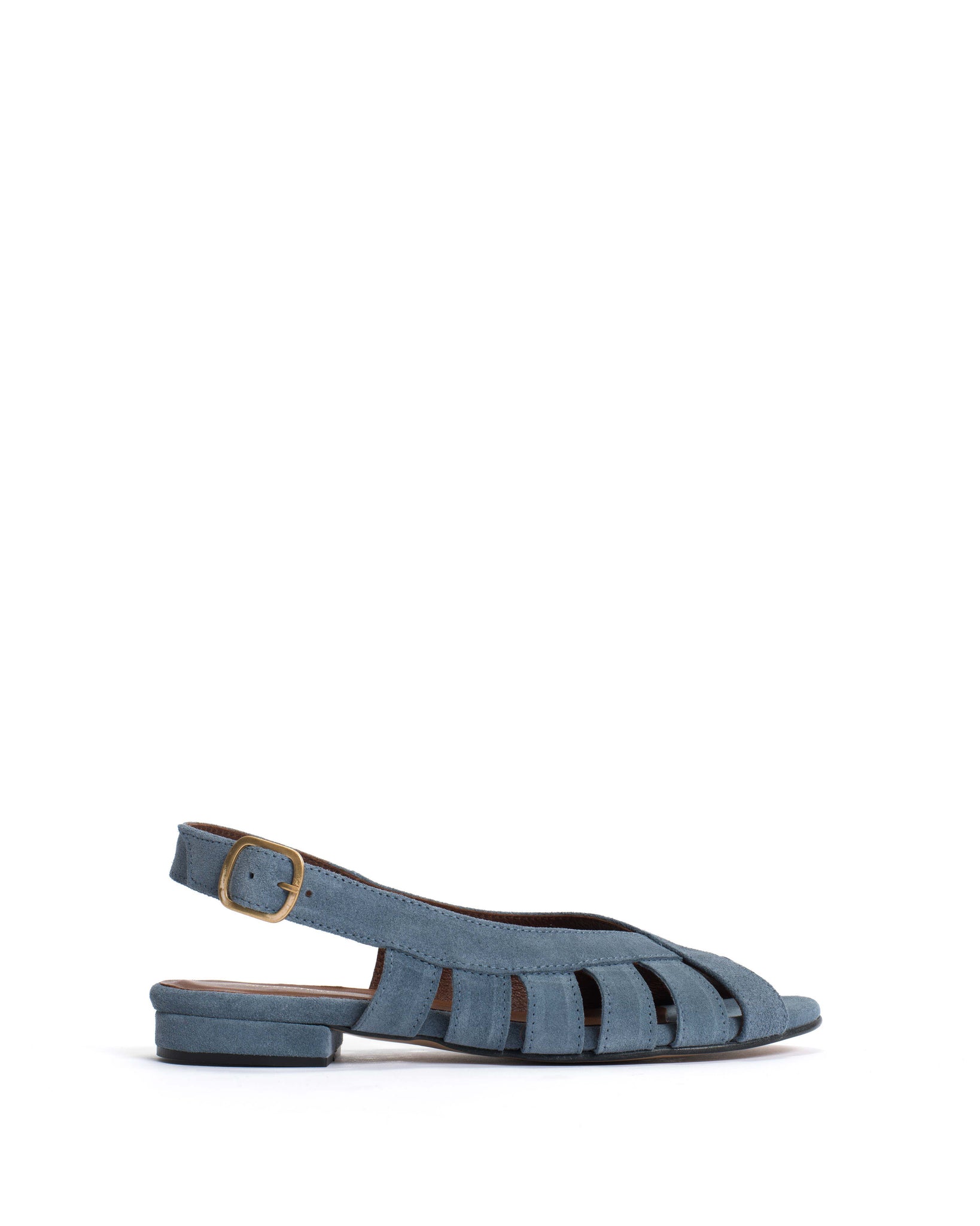 Sophie 20 Calf suede Denim blue - Anonymous Copenhagen
