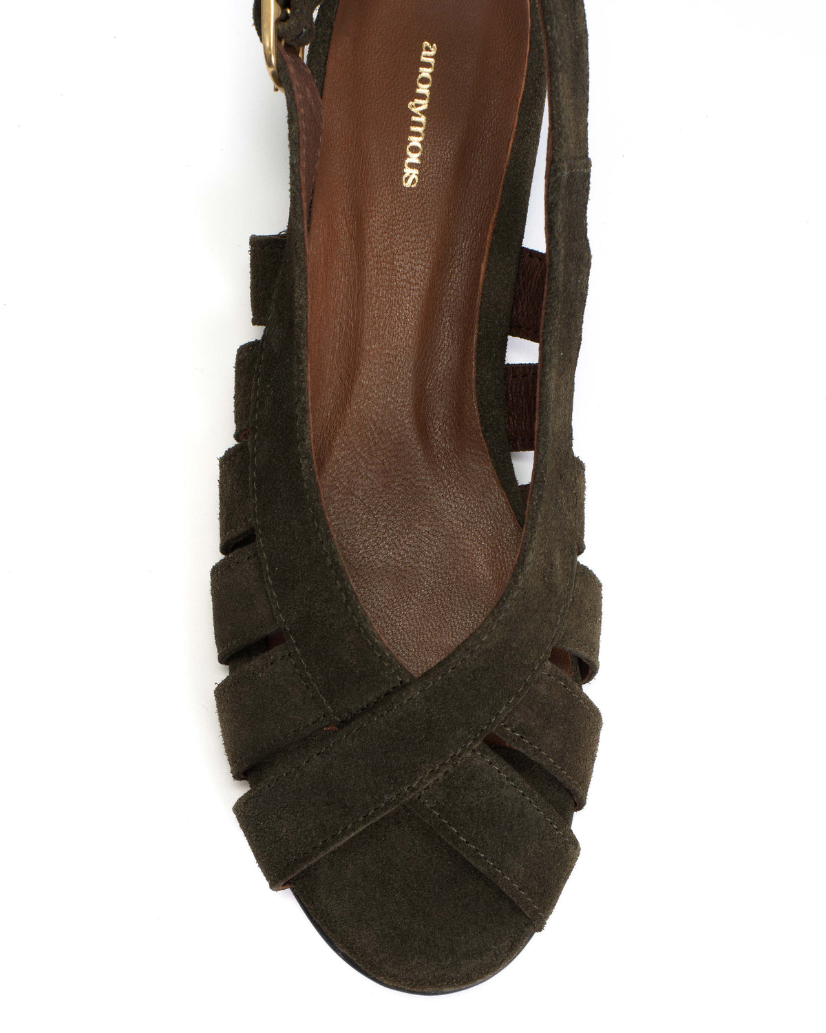 Sophie 20 Calf suede Moss green