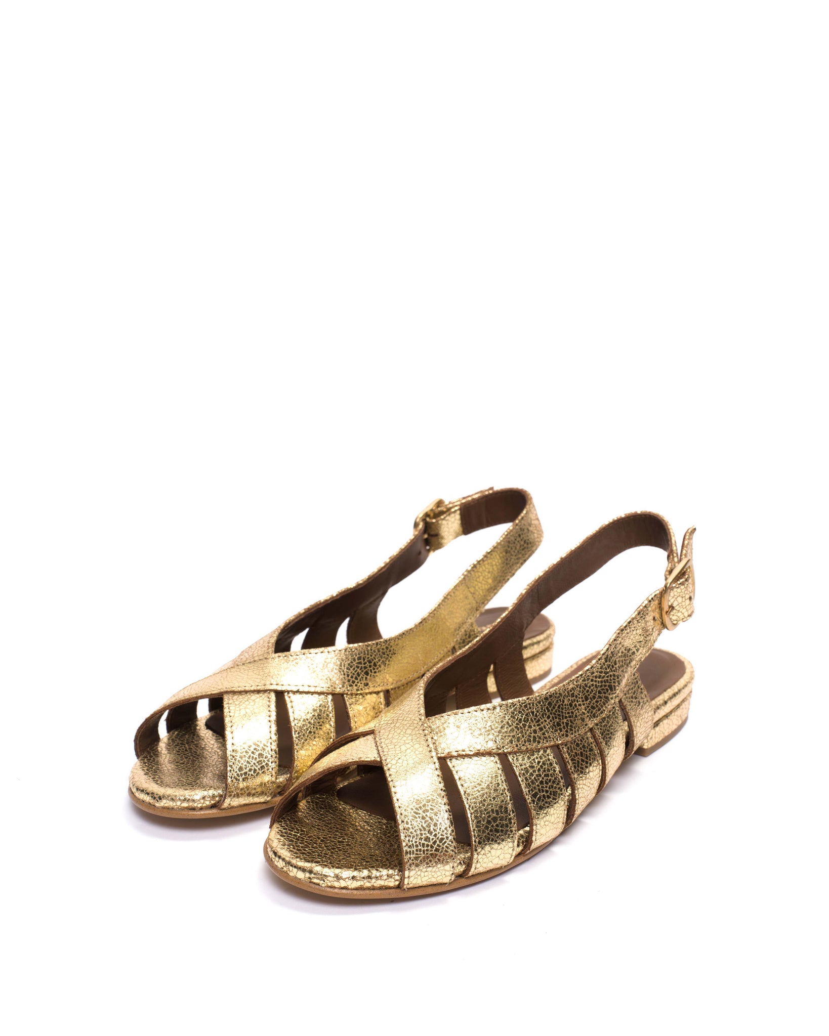 Sophie 20 Crackled metallic goat Gold - Anonymous Copenhagen