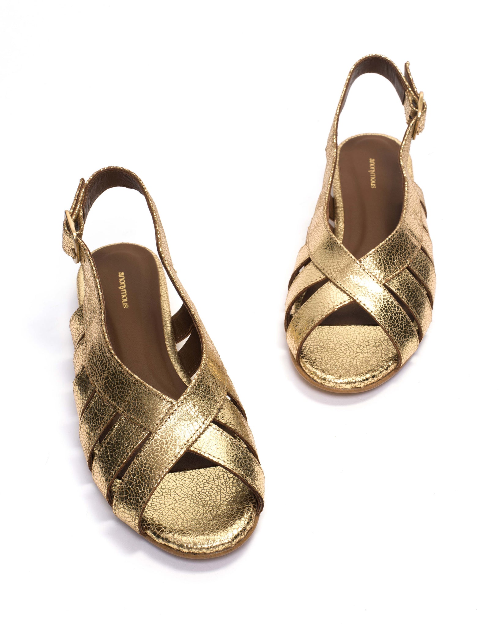 Sophie 20 Crackled metallic goat Gold - Anonymous Copenhagen