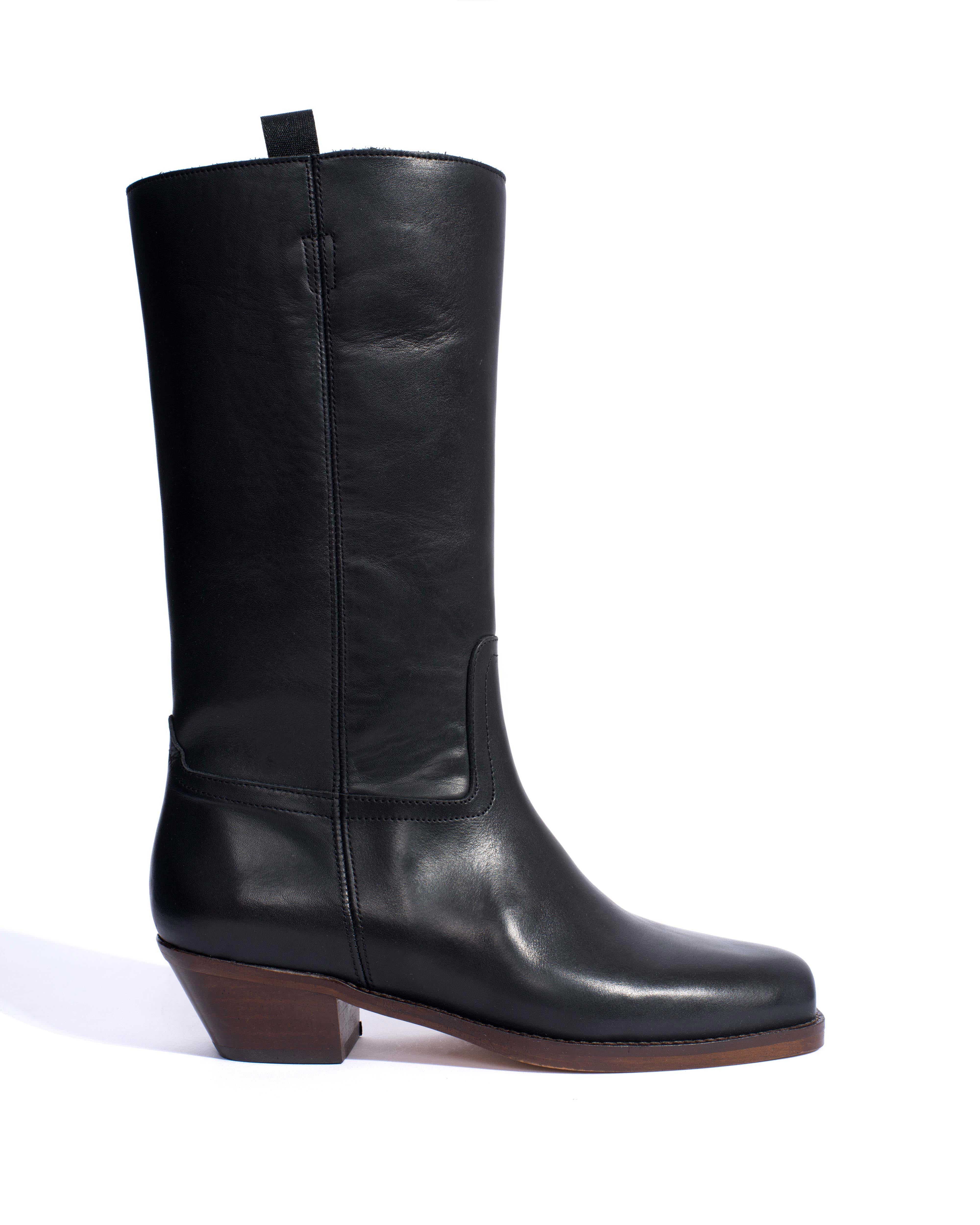 Tarisha Soft calf Black