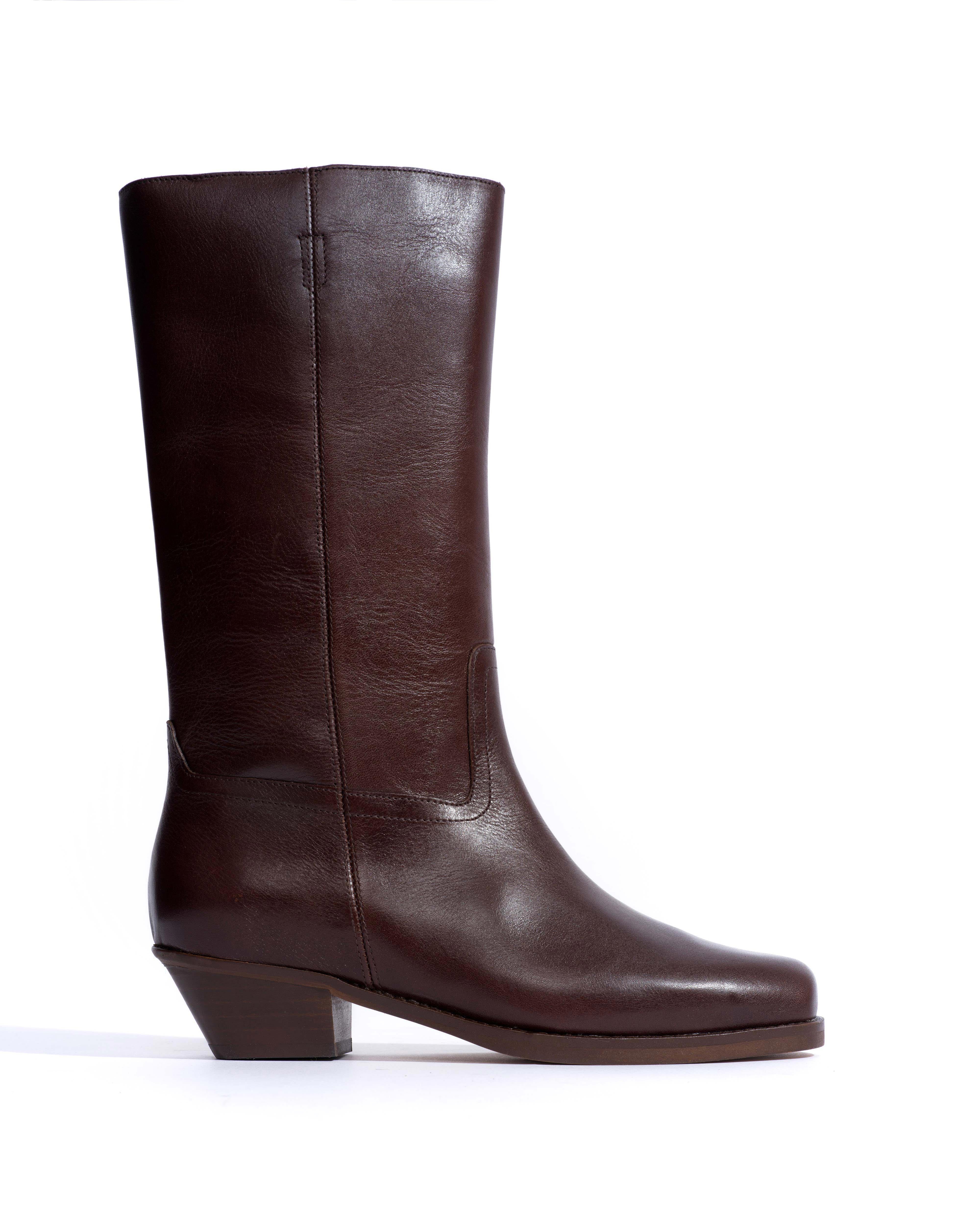 Tarisha Vegetal soft calf Coffee brown