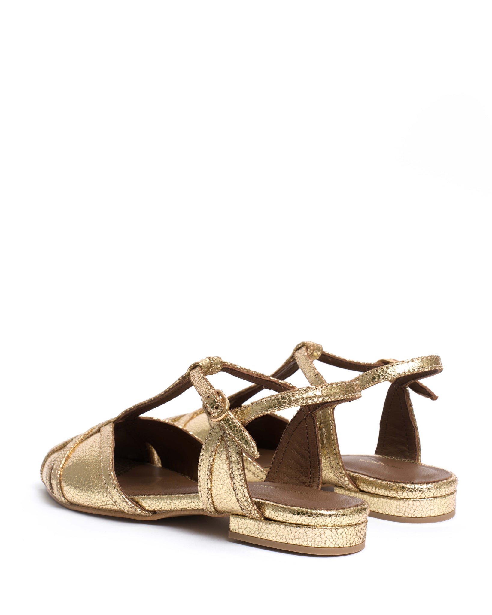 Therese 20 Crackled metallic goat Gold - Anonymous Copenhagen