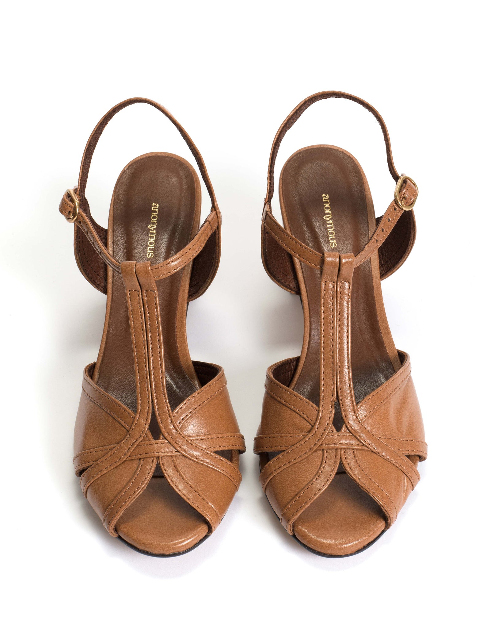 Therese 55 Shiny lamb Caramel - Anonymous Copenhagen