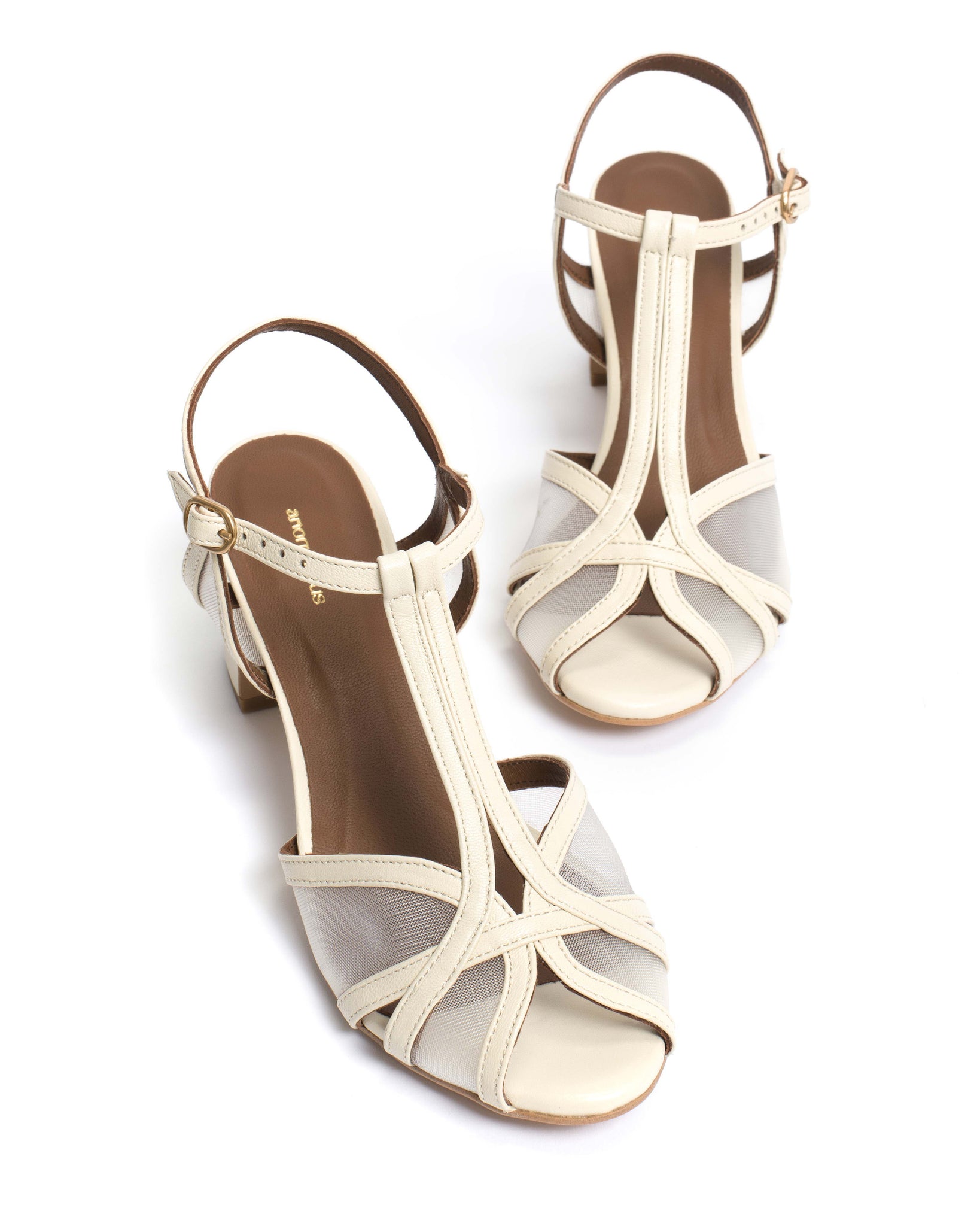 Therese 55 mosquito Shiny lamb & mosquito White sand