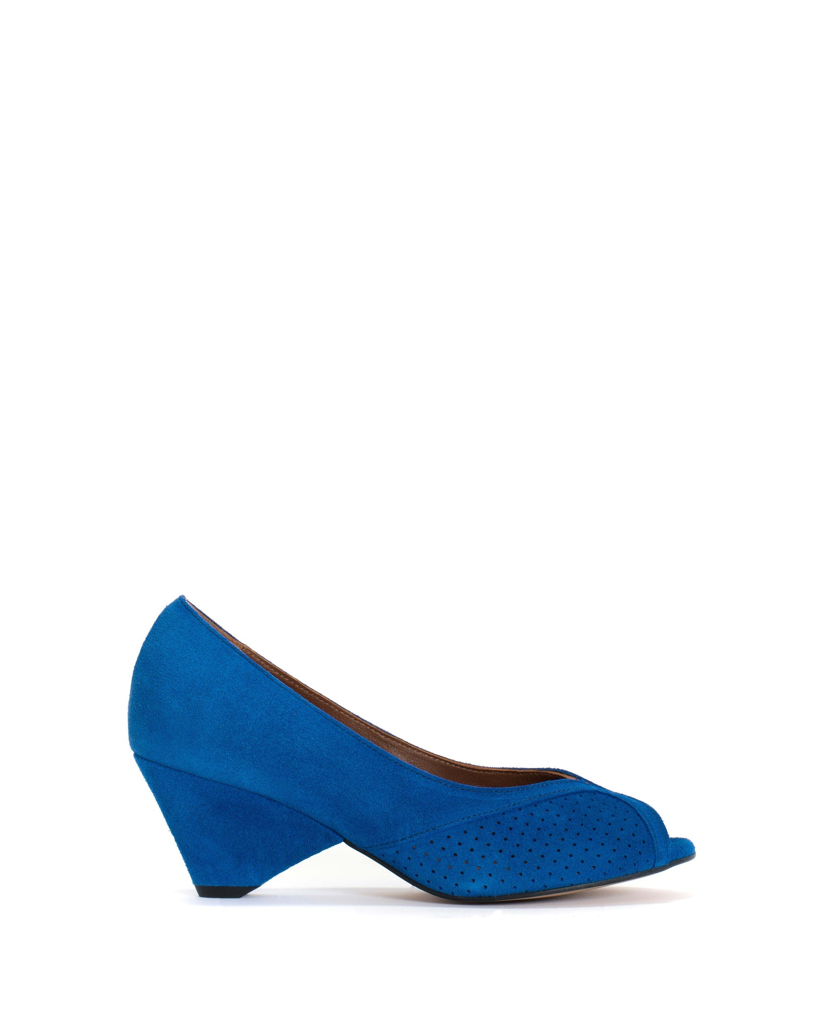 Tiffany Triangle Calf suede Electric blue - Anonymous Copenhagen