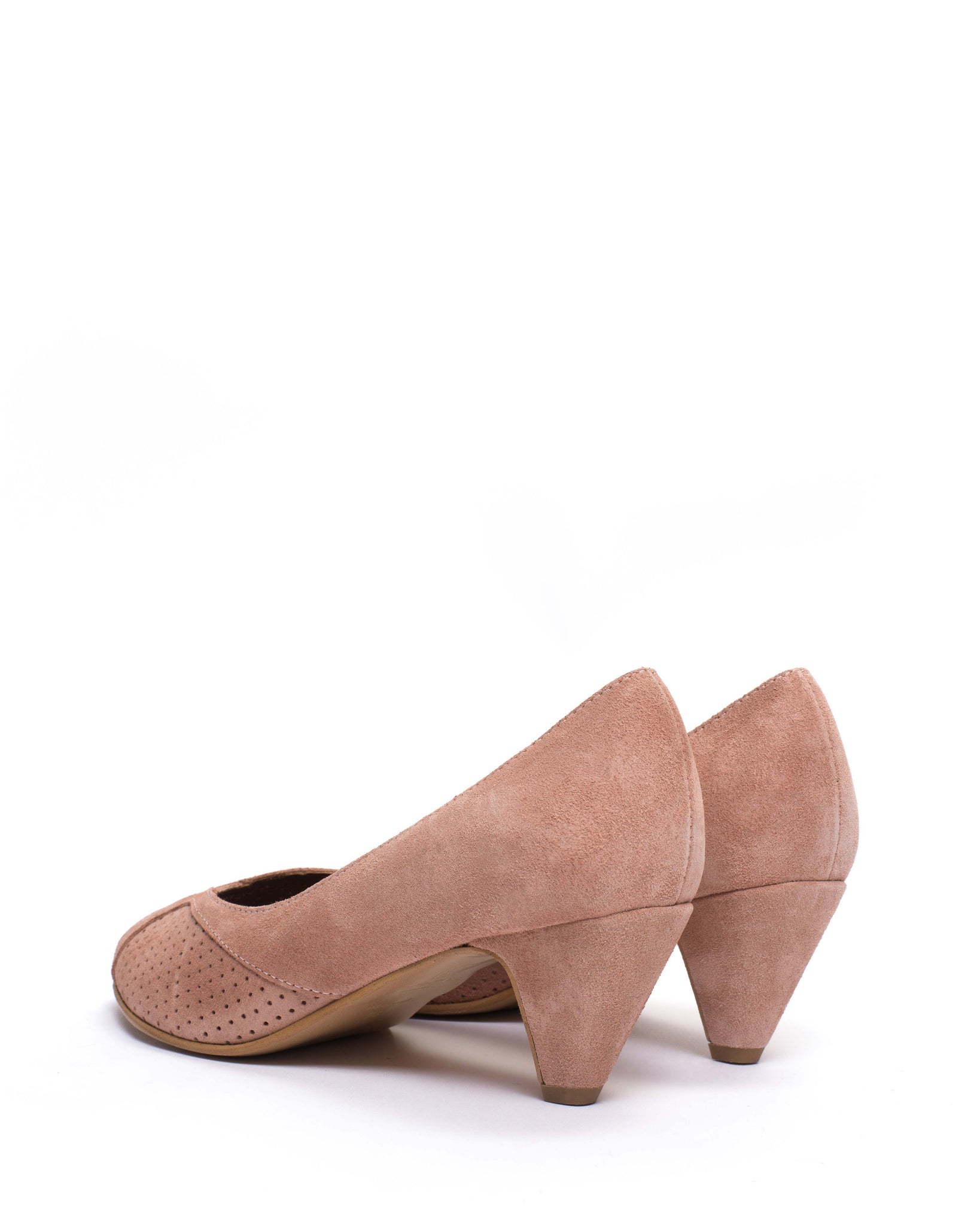 Tiffany stiletto Calf suede Burned rose - Anonymous Copenhagen
