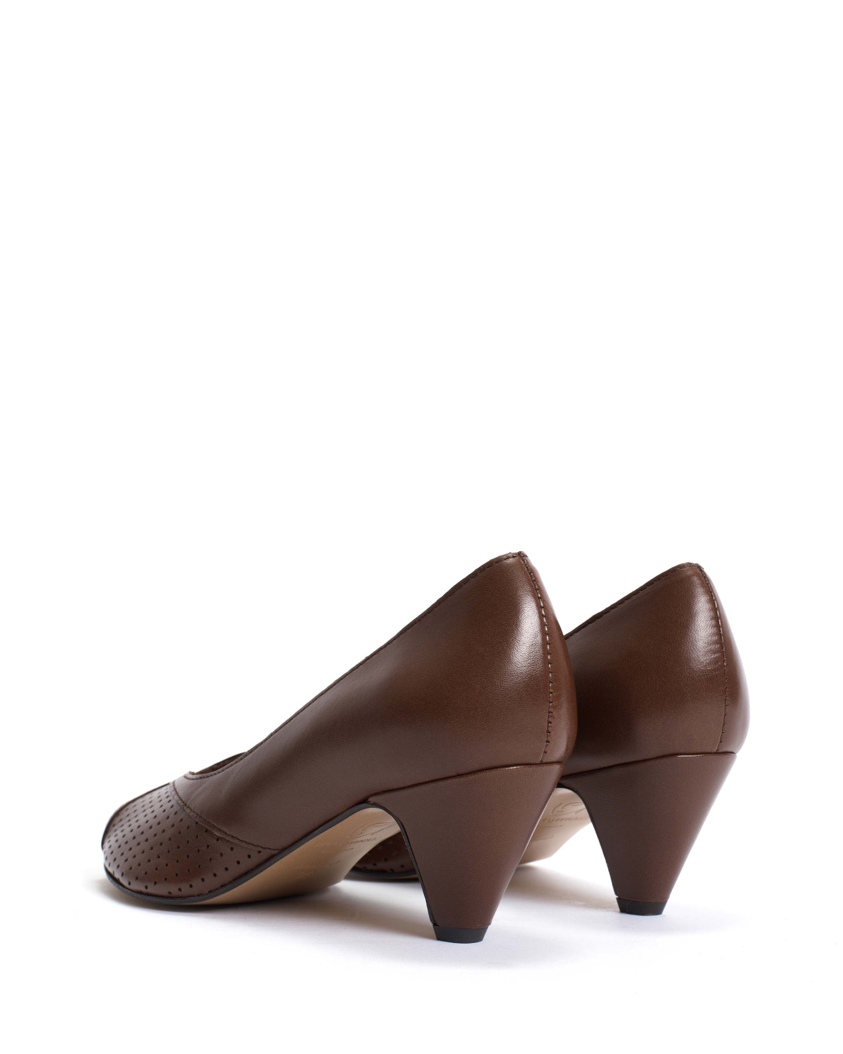 Tiffany stiletto Shiny lamb Chocolate - Anonymous Copenhagen