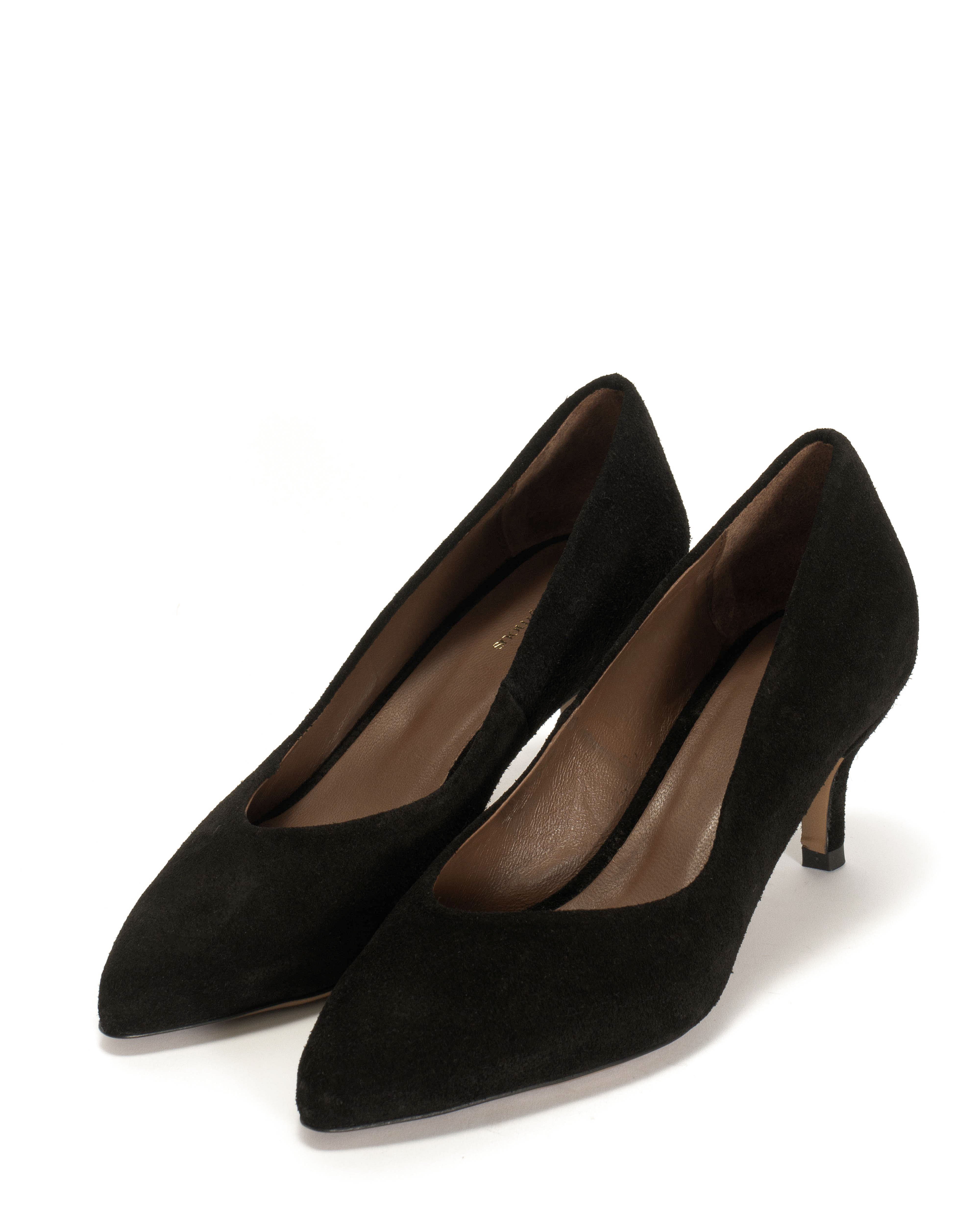 Trini 55 Calf suede Black
