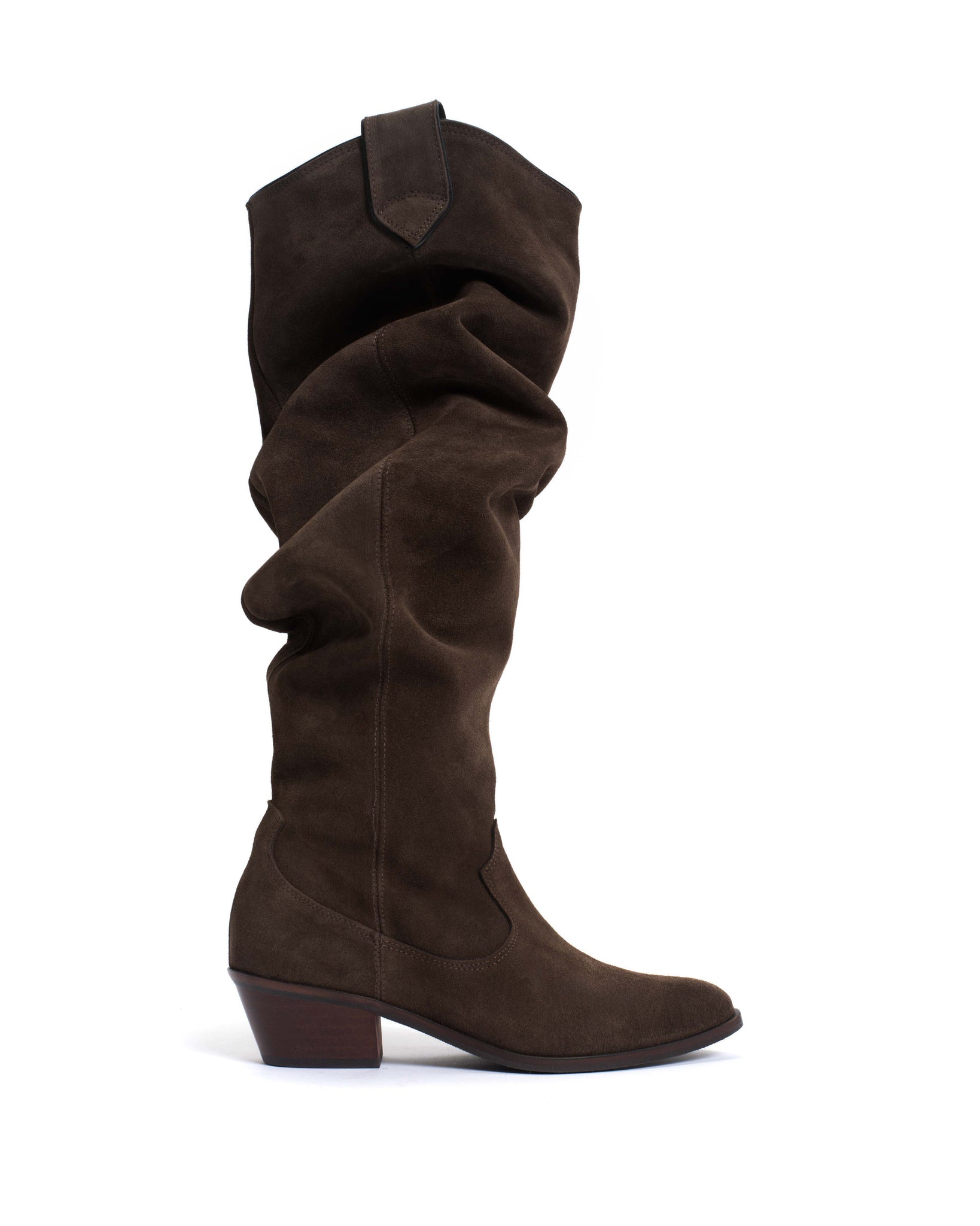 Trisha 35 Calf suede Coffee brown - Anonymous Copenhagen