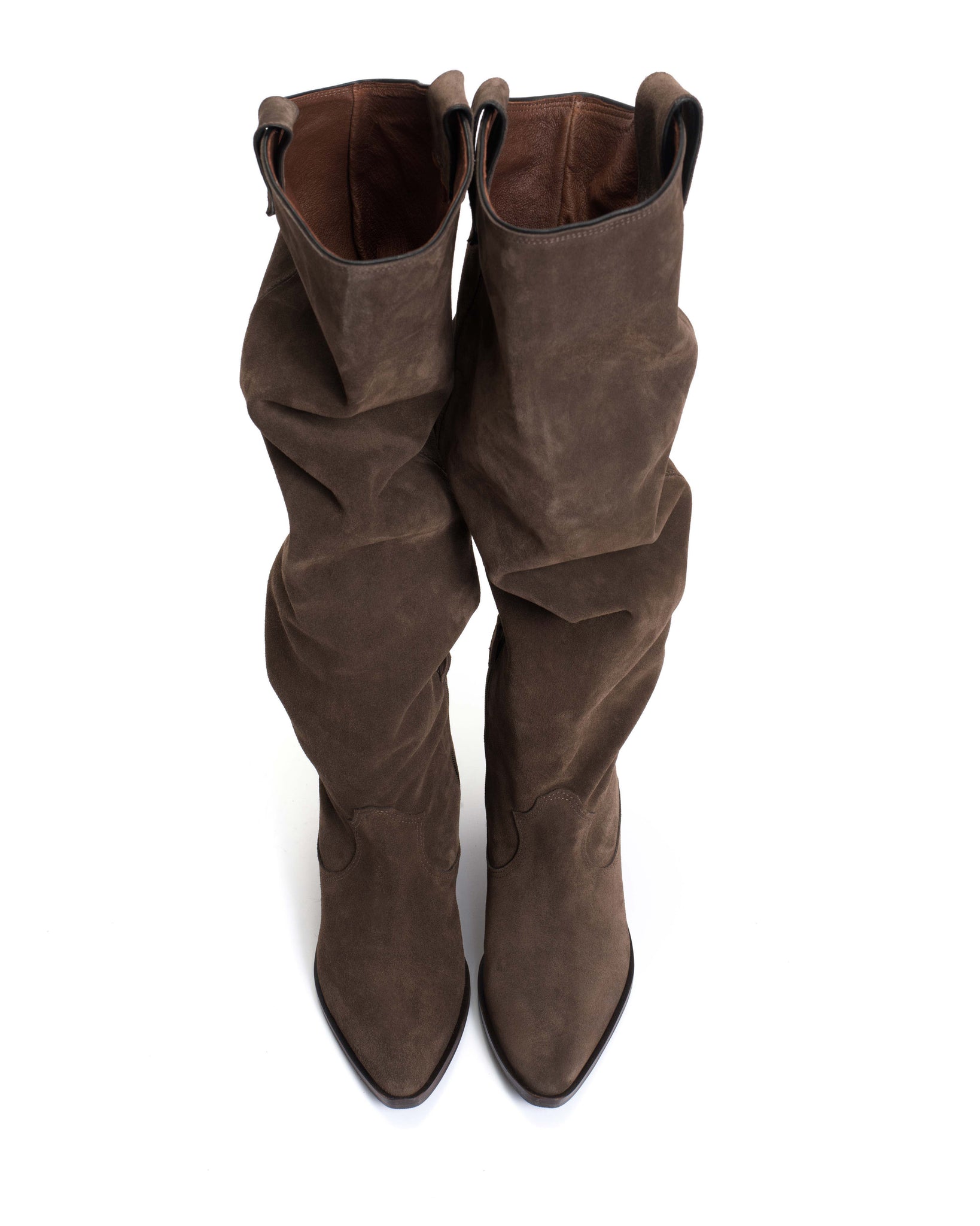 Trisha 35 Calf suede Coffee brown - Anonymous Copenhagen