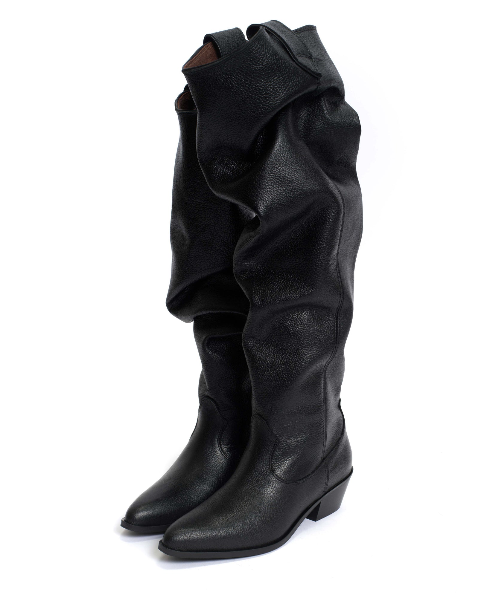 Trisha 35 Grained soft calf Black - Anonymous Copenhagen