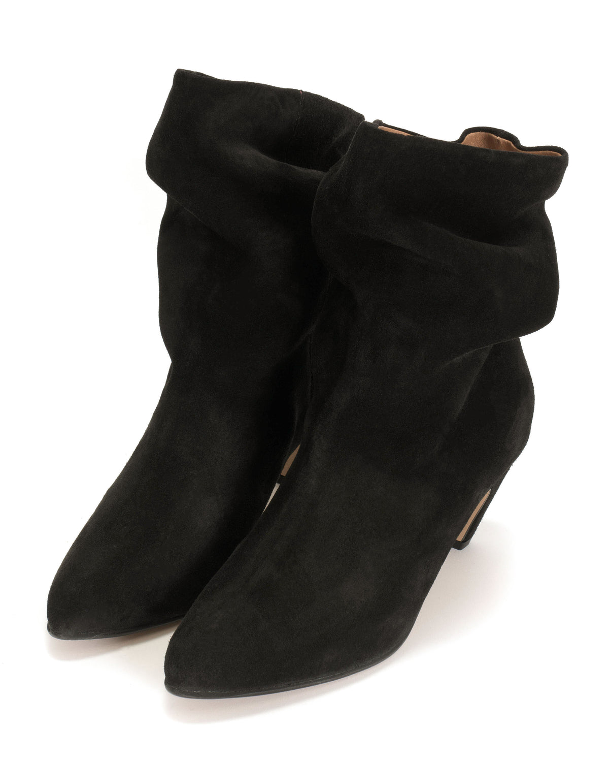 Vully 50 stiletto Calf suede Black