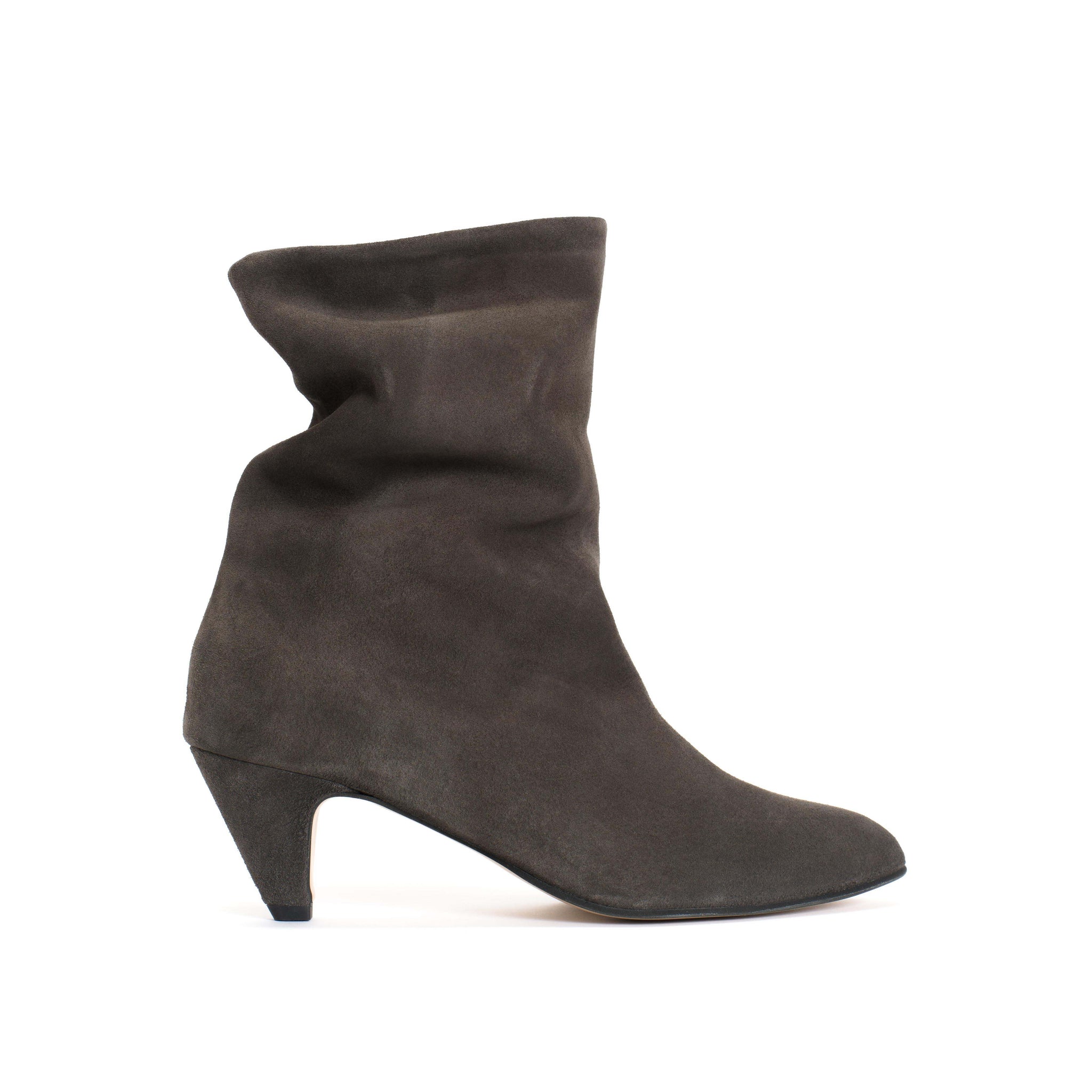 Vully 50 stiletto Calf suede Shark grey - Anonymous Copenhagen