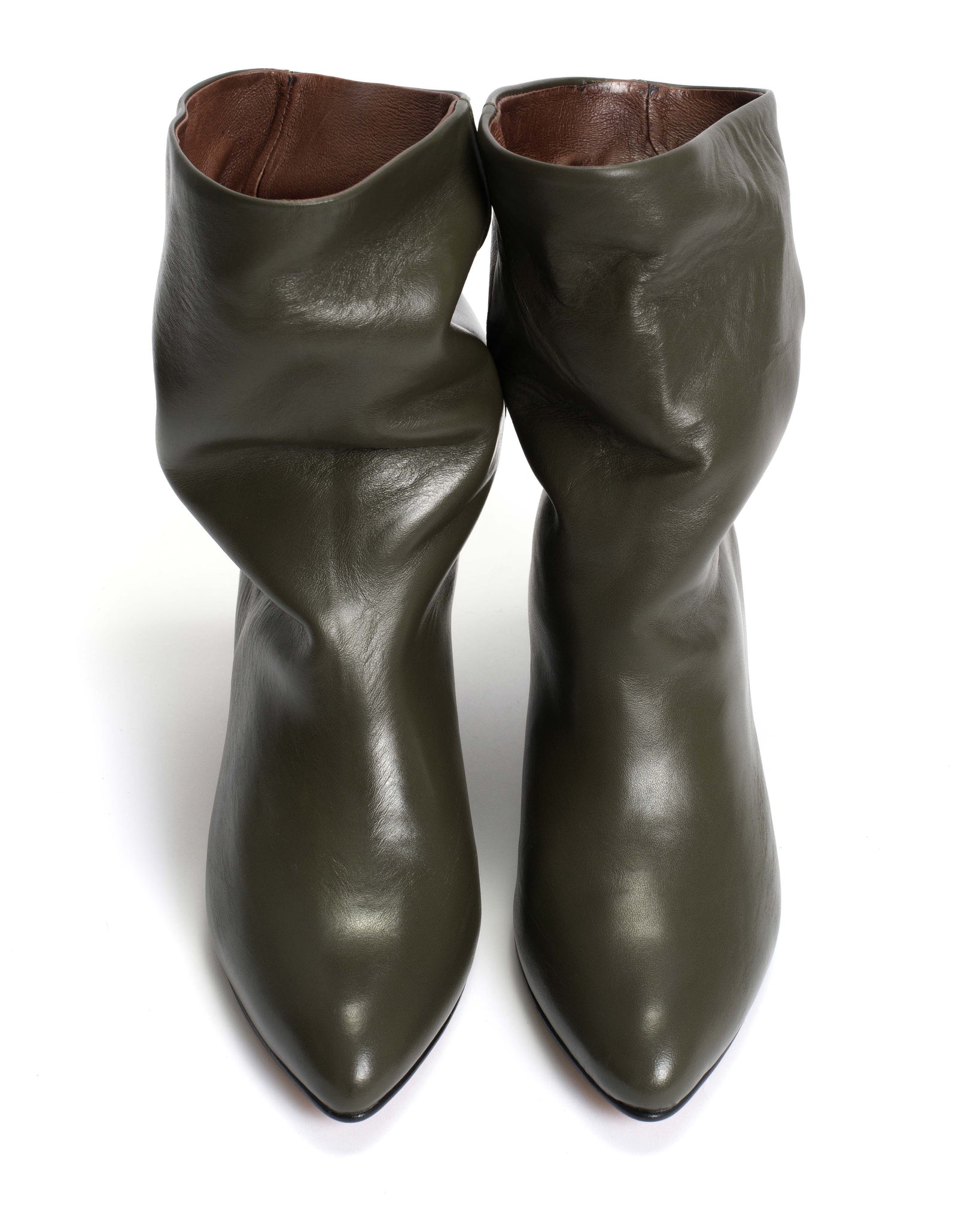 Vully 50 triangle Soft calf Moss green - Anonymous Copenhagen