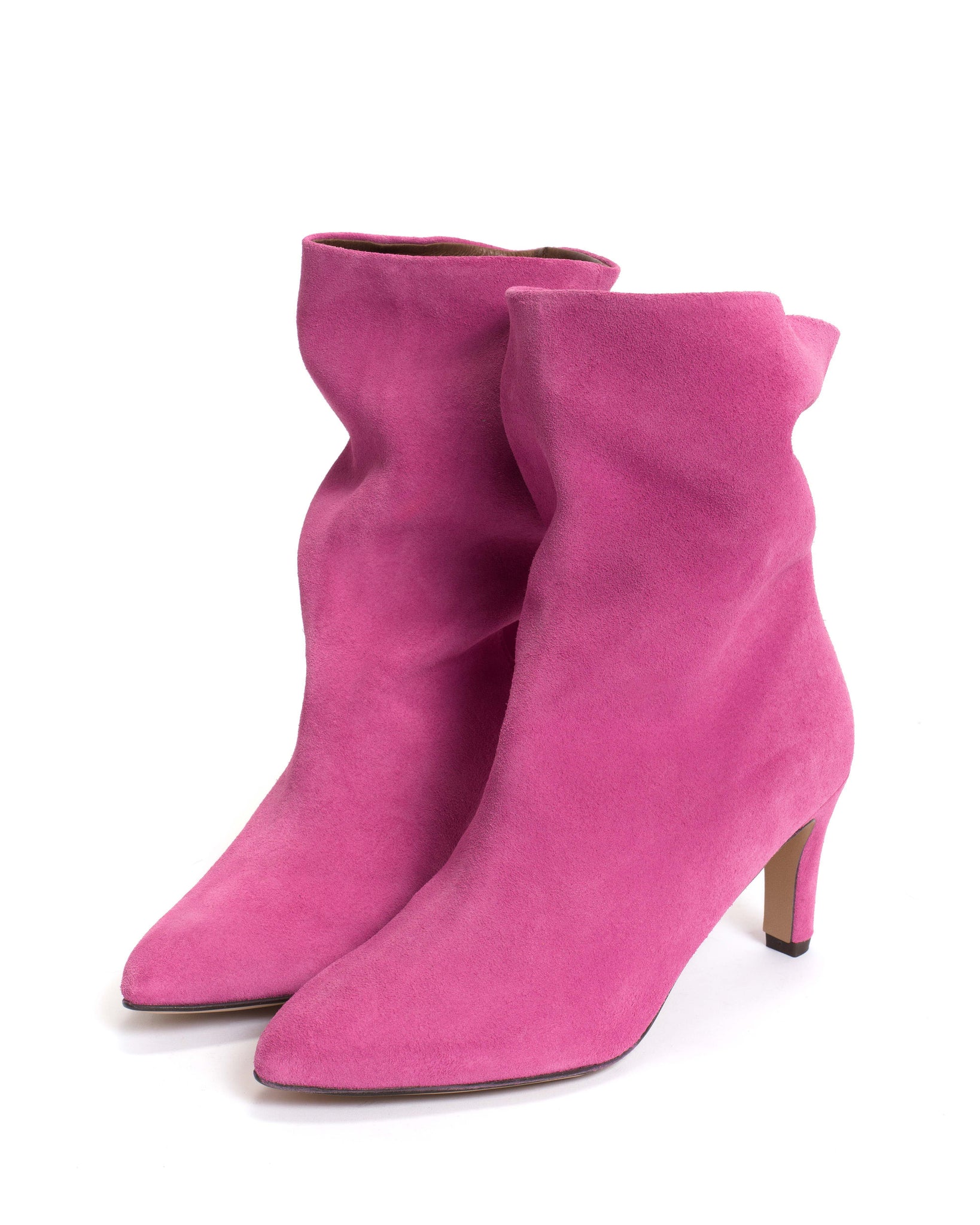 Vully 75 stiletto Calf suede Raspberry sorbet - Anonymous Copenhagen