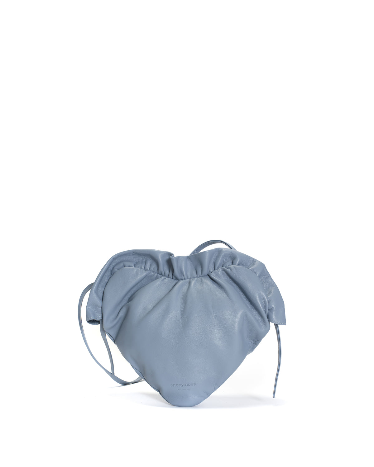 Zally classic heart bag Shiny lamb Sky blue