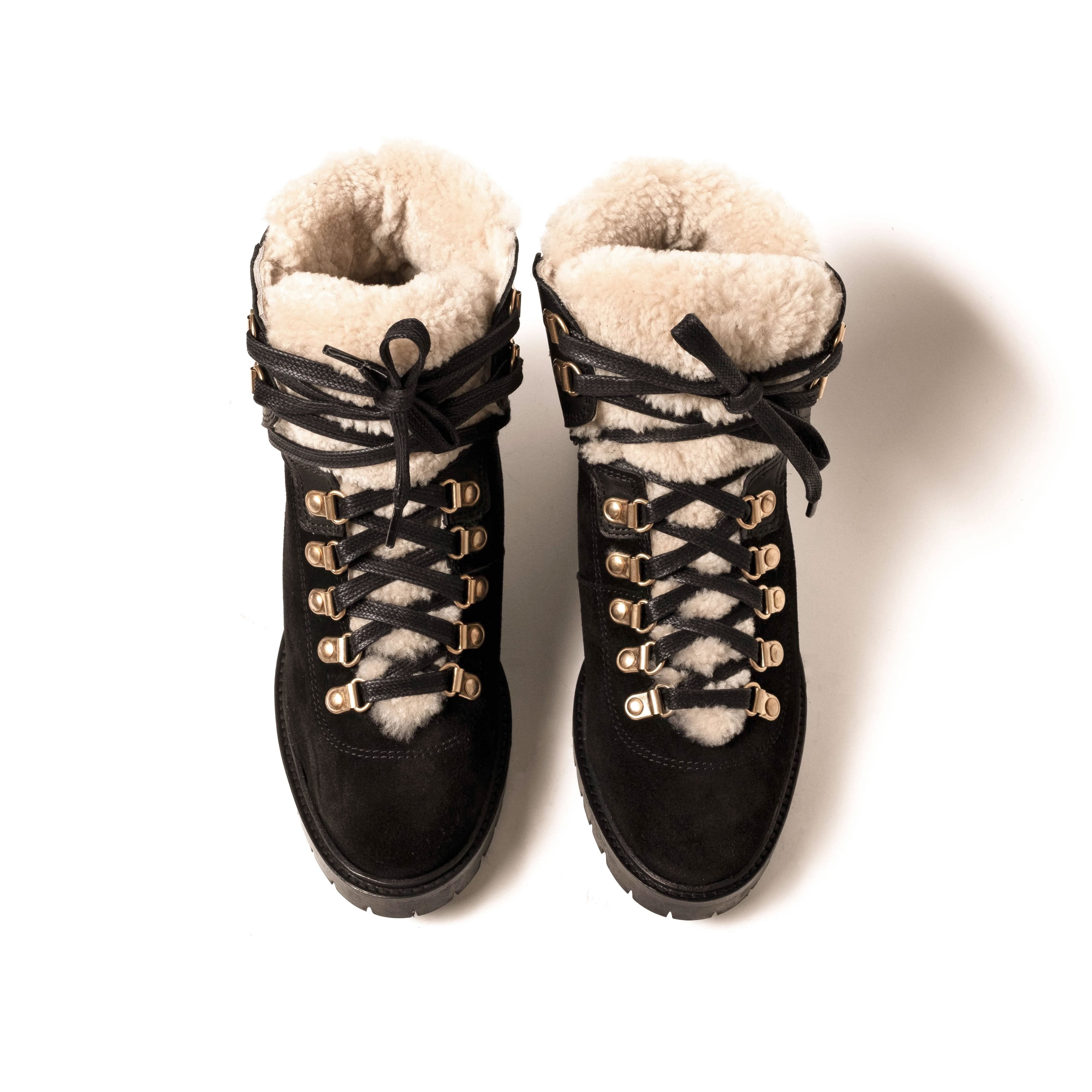 Teddi Calf suede Black